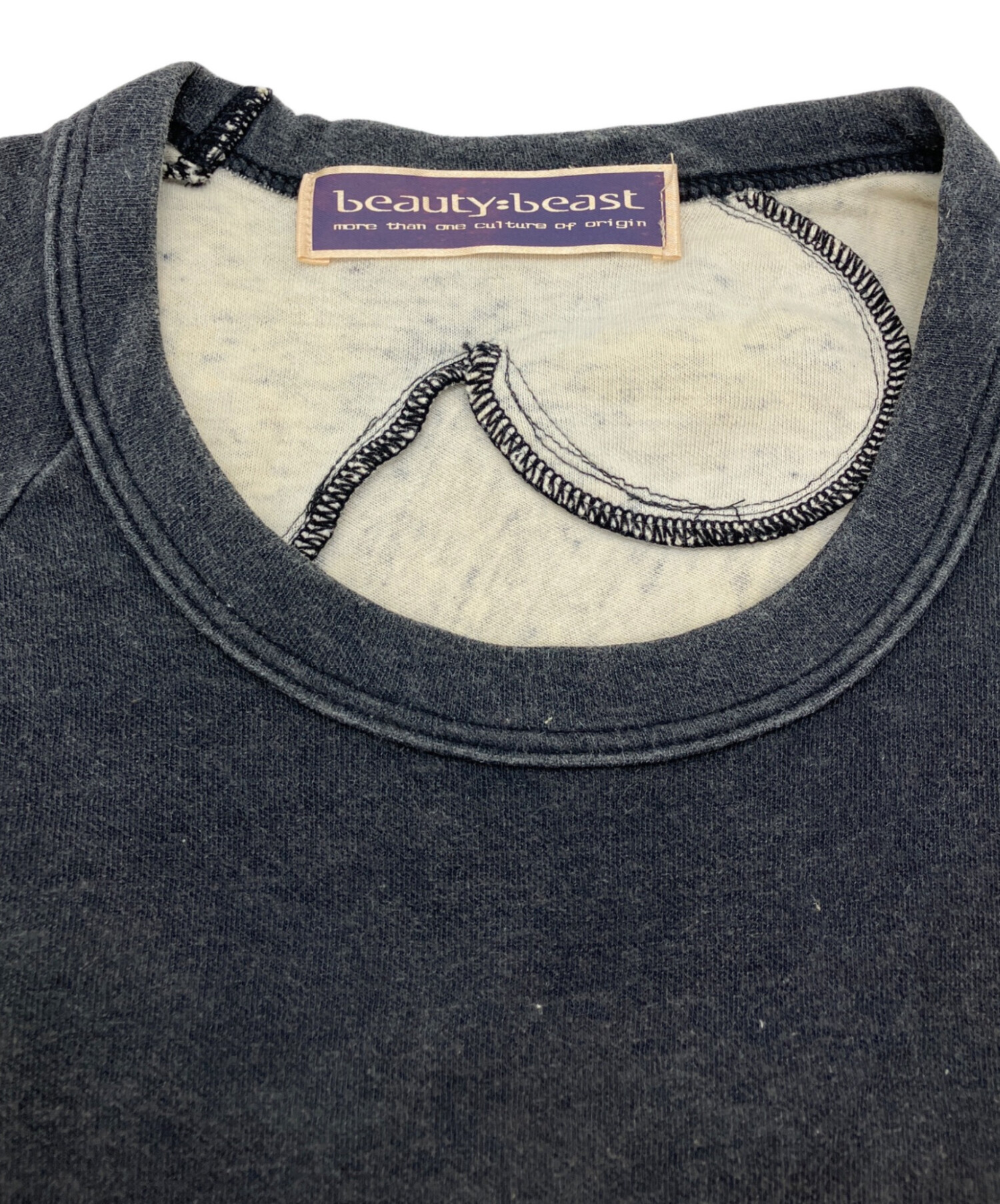 beauty:beast ラグランTシャツ 中古・古着通販】beauty:beast (ビューティービースト) 背面パズル柄
