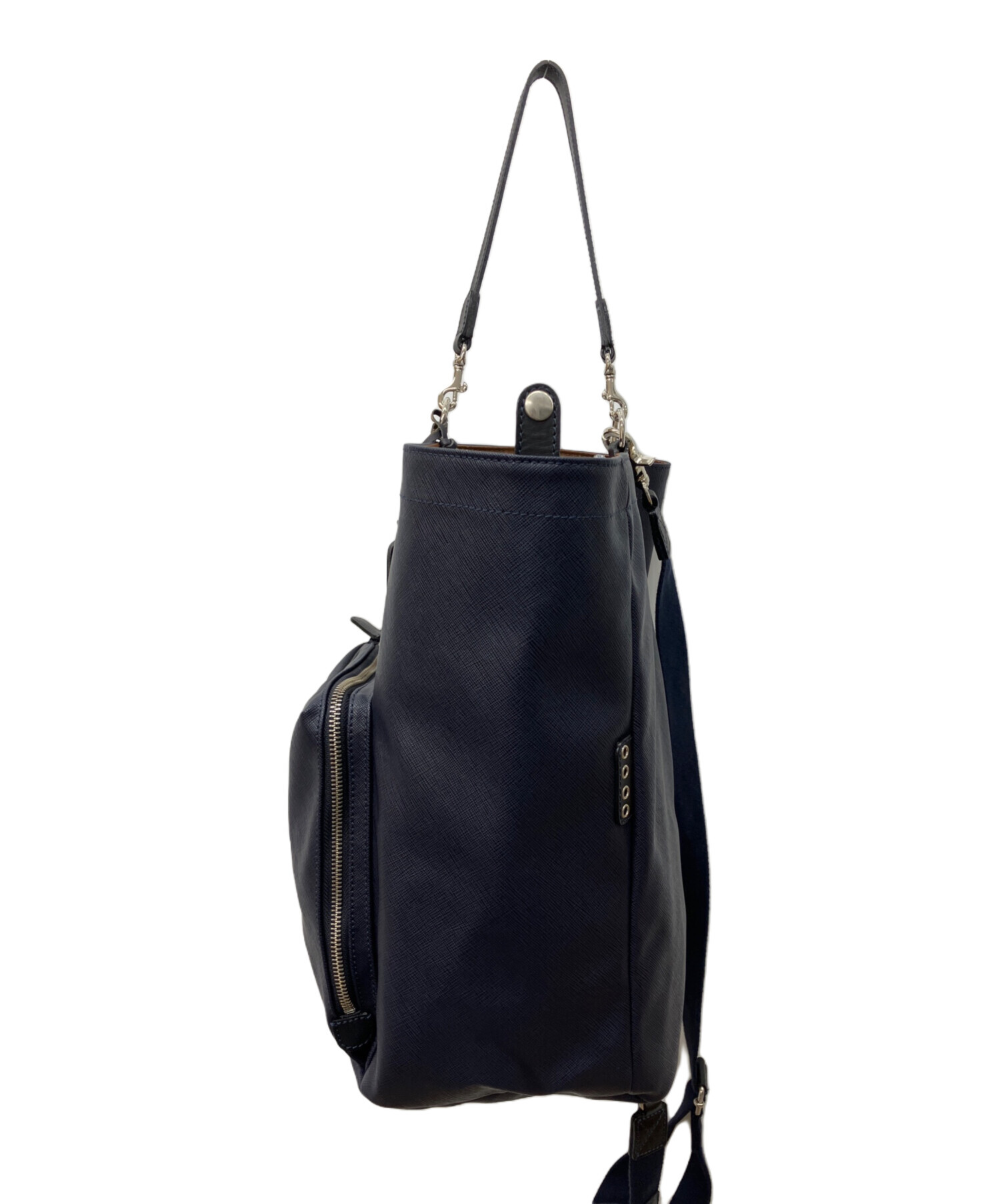 中古・古着通販】Felisi (フェリージ) 2WAYショルダーバッグ ネイビー