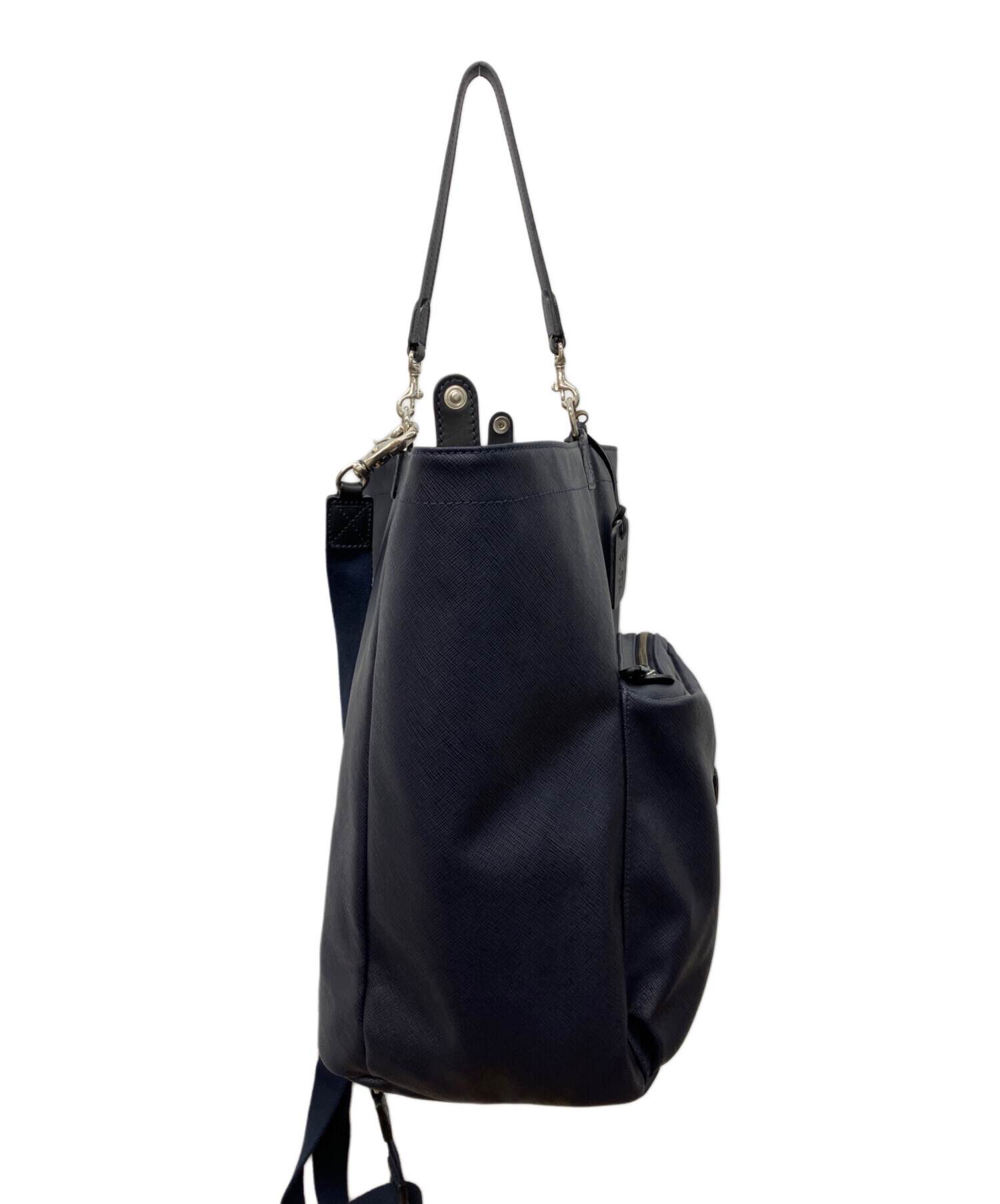 中古・古着通販】Felisi (フェリージ) 2WAYショルダーバッグ ネイビー