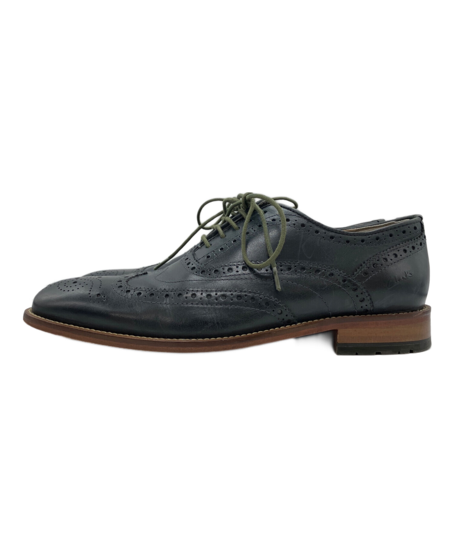 中古・古着通販】CLARKS (クラークス) ウィングチップシューズ