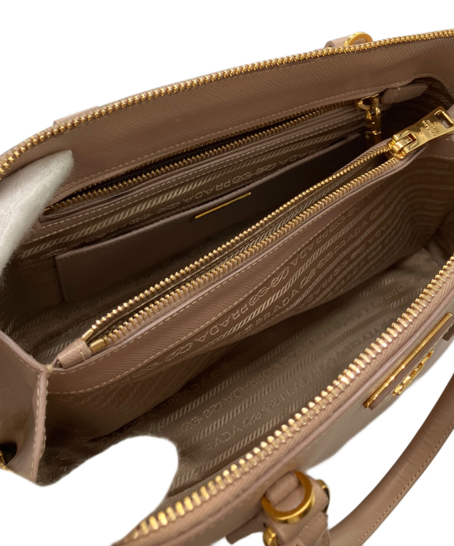 中古・古着通販】PRADA (プラダ) プロムナード サフィアーノレザー