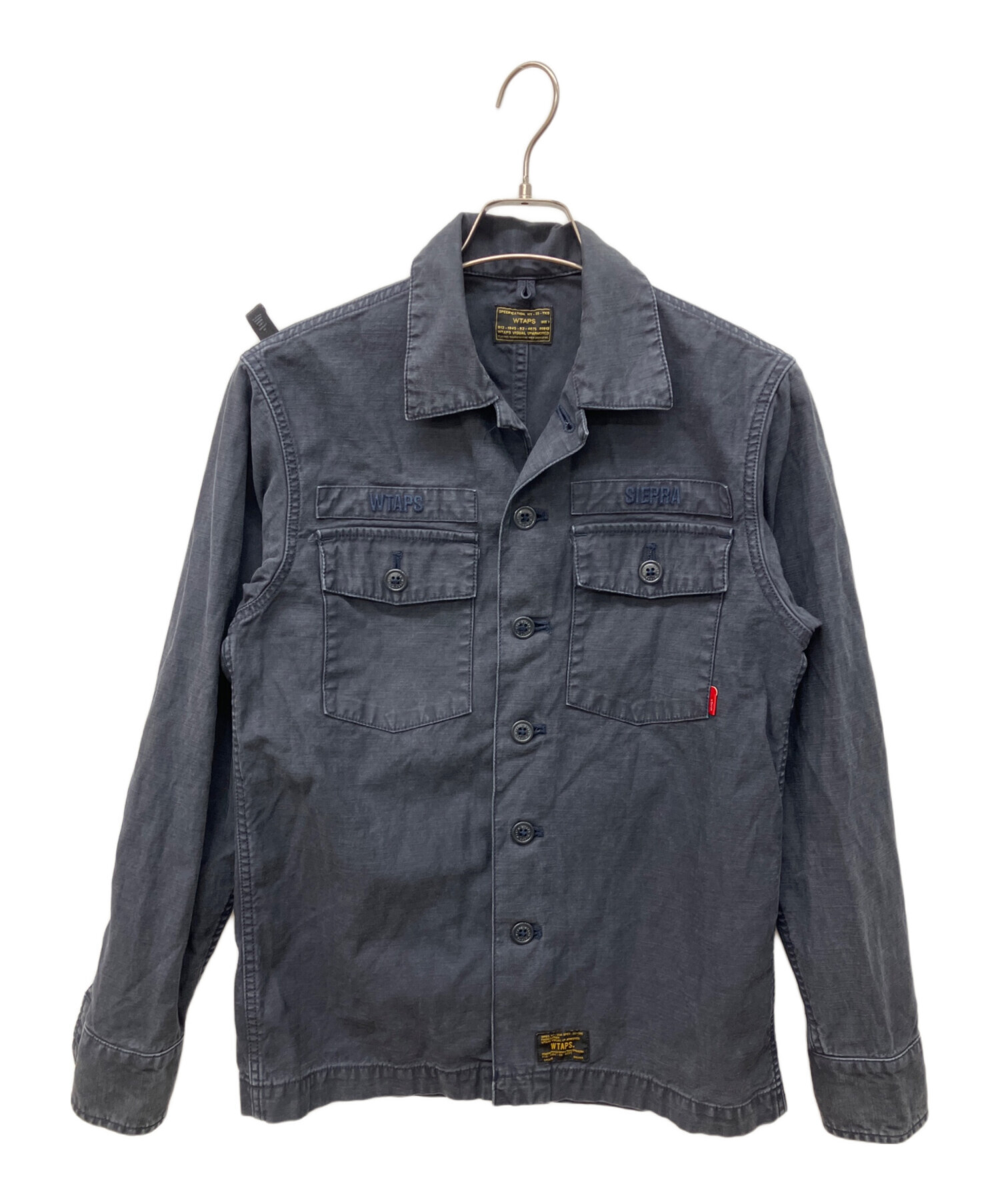 WTAPS BUDS ミリタリー　シャツ　ジャケット　tet ダブルタップス 中古・古着通販】WTAPS (ダブルタップス) BUDS L/S SHIRT ミリタリー