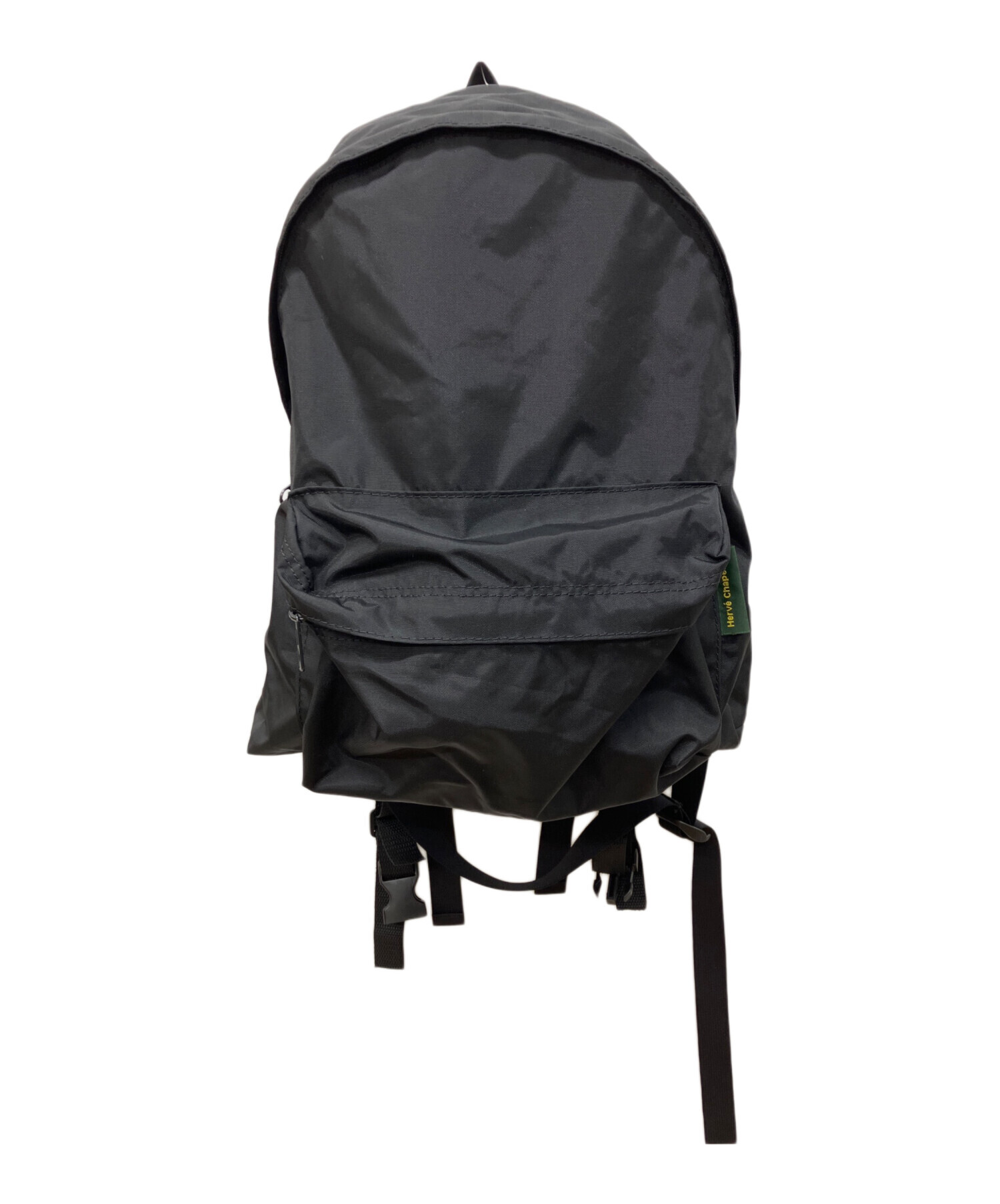 エルベシャプリエ Herve Chapelierナイロンデイパック 黒 リュック 中古・古着通販】Herve Chapelier (エルベシャプリエ) ナイロン