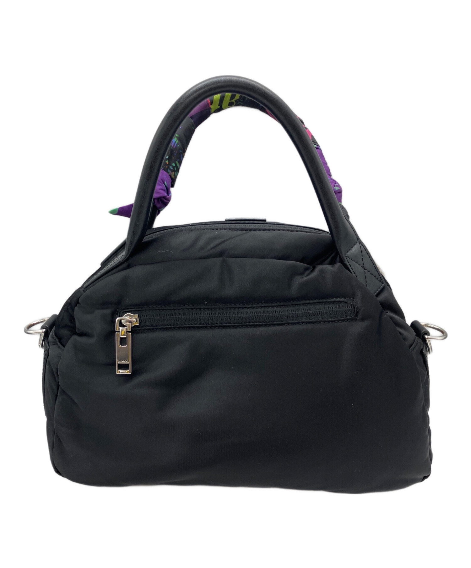 DIESEL 2WAY サッチェルバッグ ブラック 中古・古着通販】DIESEL (ディーゼル) LARA 2WAYサッチェルバッグ