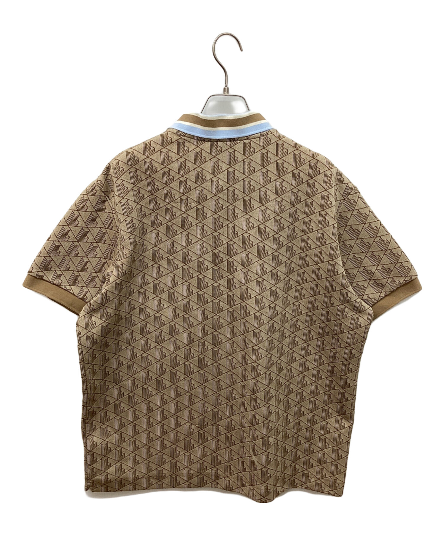 中古・古着通販】LACOSTE (ラコステ) モノグラムジャガードポロシャツ