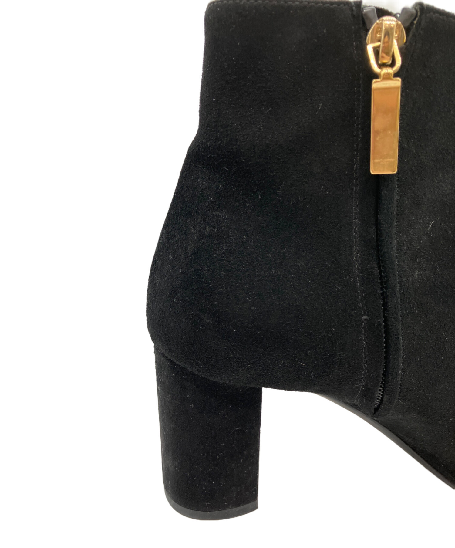 SAINT LAURENT PARIS スエードブーツ ブラック 43 中古・古着通販】Saint Laurent Paris (サンローランパリ) ワン