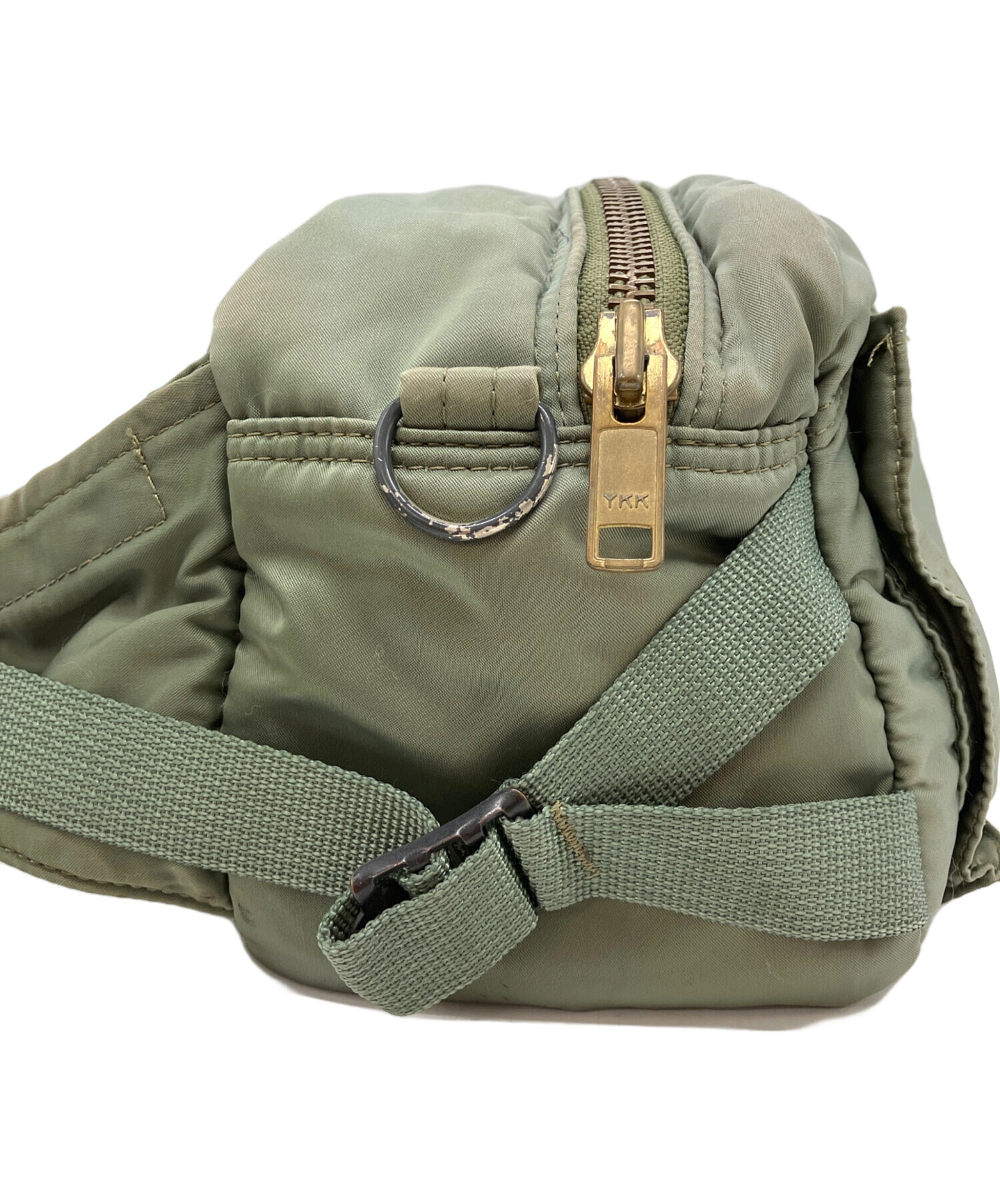 【本日18時で出品取り消し】 PORTER ボディバッグ 【美品】プランシリーズ 中古・古着通販】PORTER (ポーター) ボディーバッグ カーキ｜ブランド