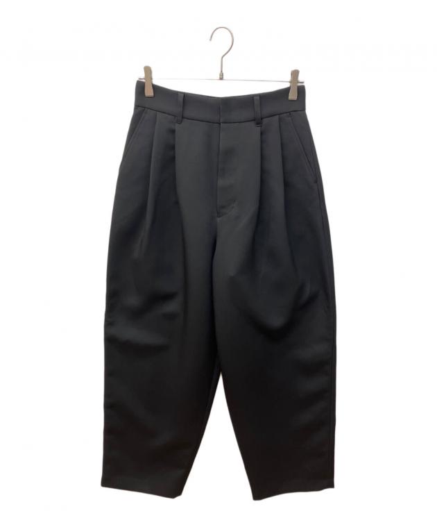 中古・古着通販】FRED PERRY (フレッドペリー) タックパンツ ブラック