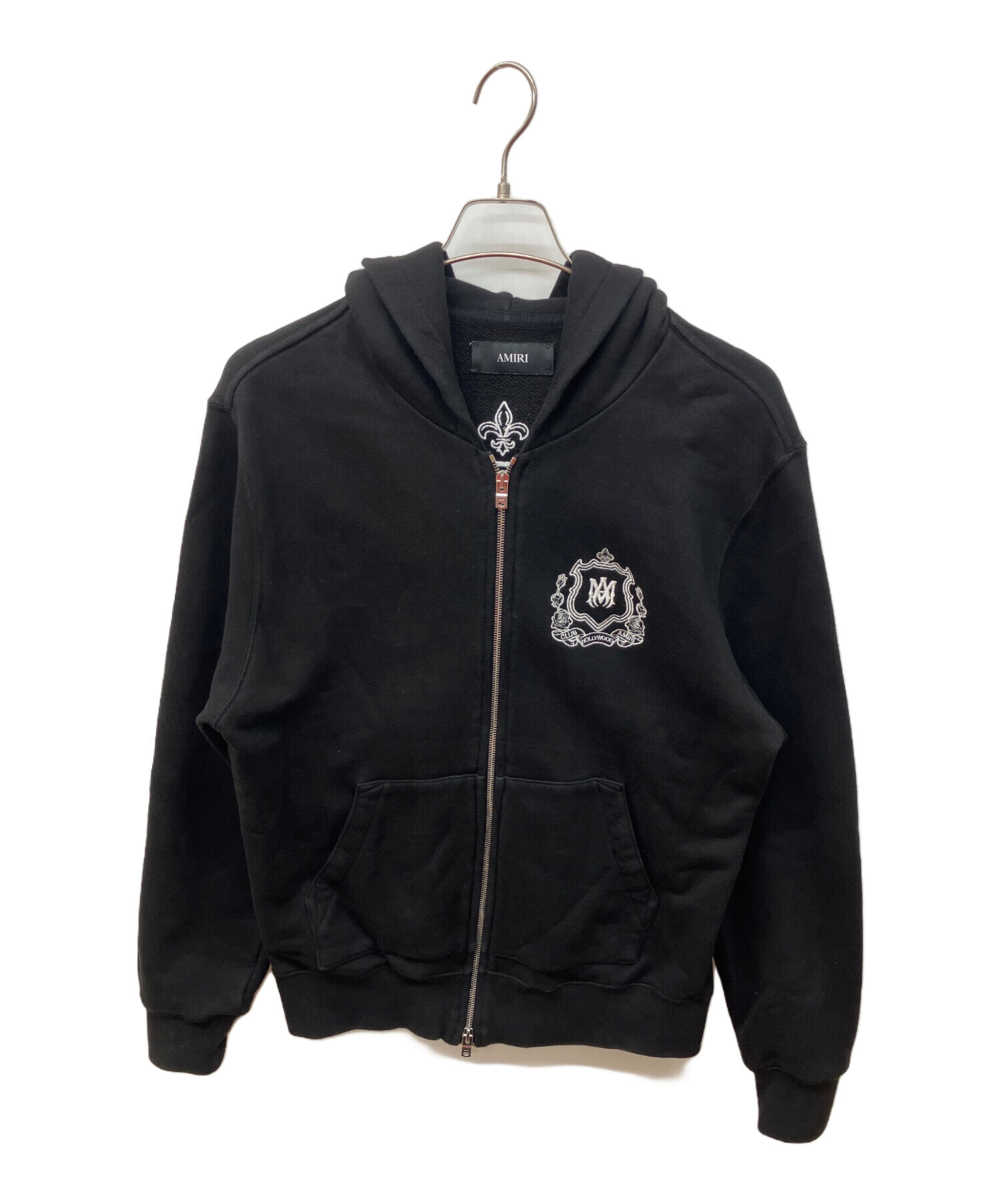 中古・古着通販】AMIRI (アミリ) MA CREST ZIP フーディ ブラック
