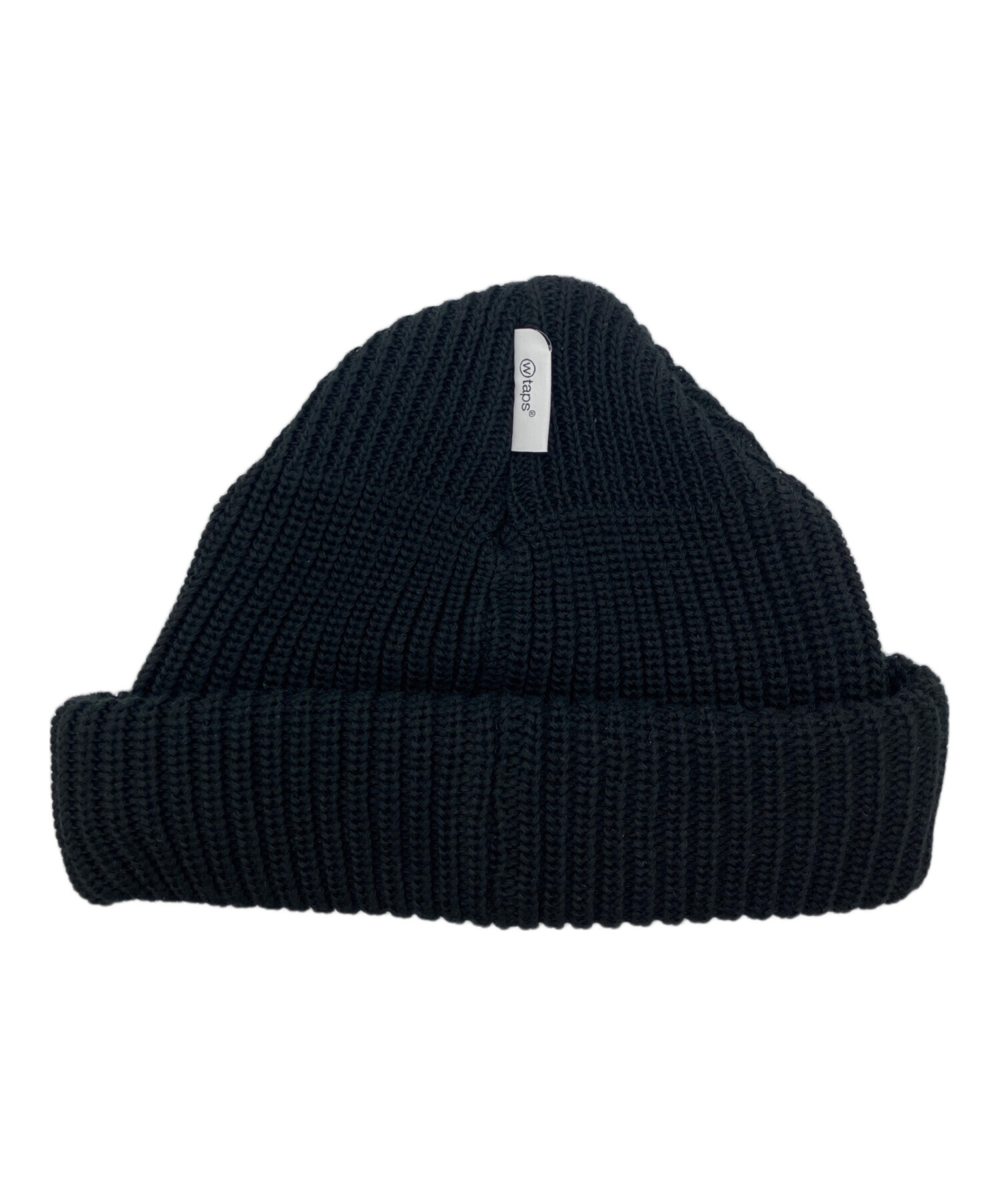 【新品・未使用】WTAPS ブラック ニット帽 中古・古着通販】WTAPS (ダブルタップス) ニットキャップ ブラック