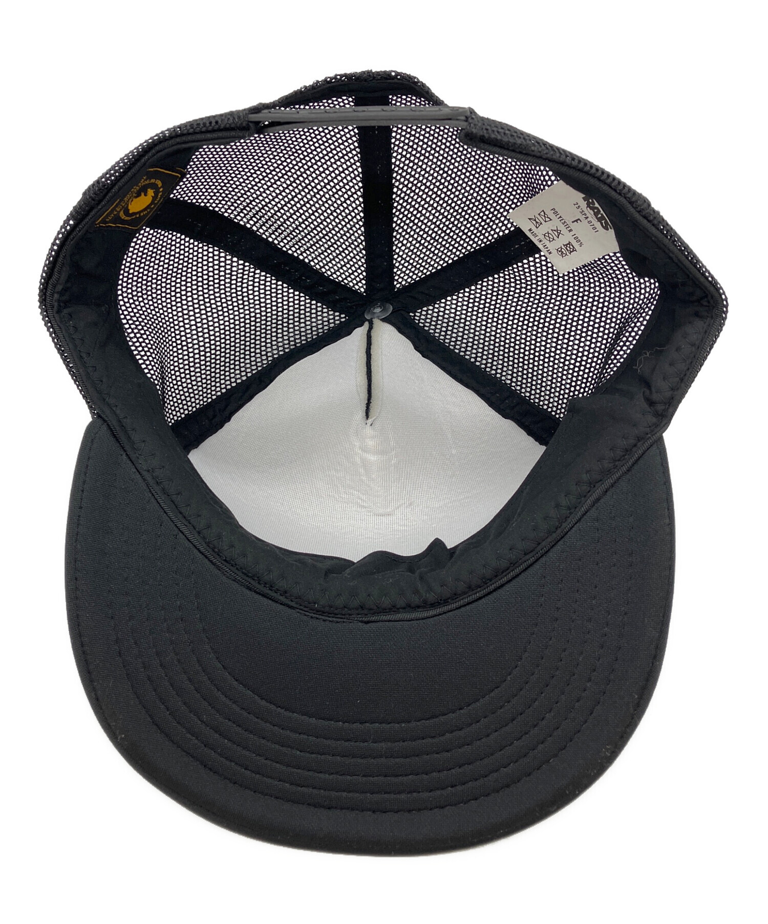中古・古着通販】RATS (ラッツ) WAY OF LIFE MESH CAP ブラック