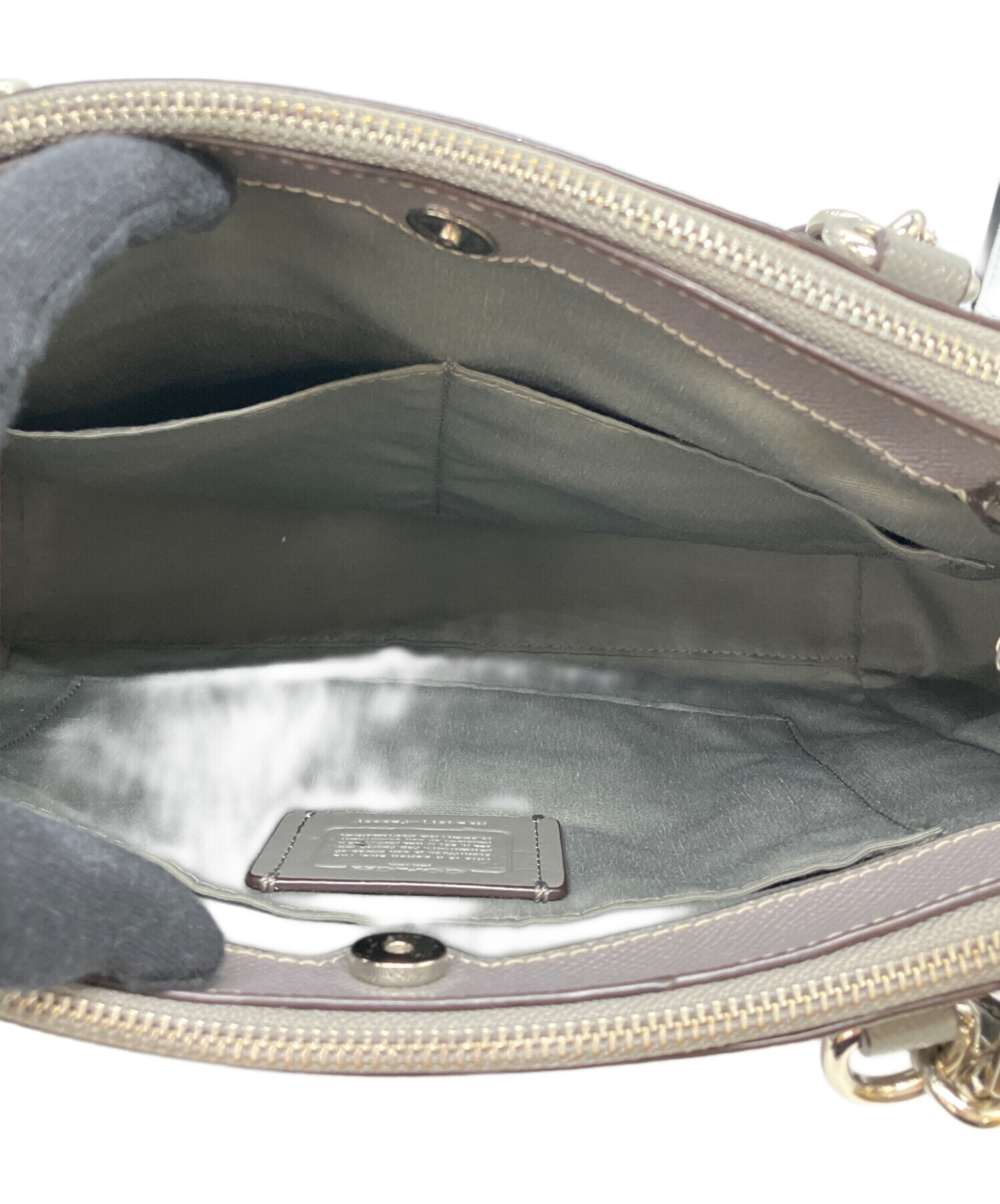 中古・古着通販】COACH (コーチ) ショルダーバッグ グレー｜ブランド