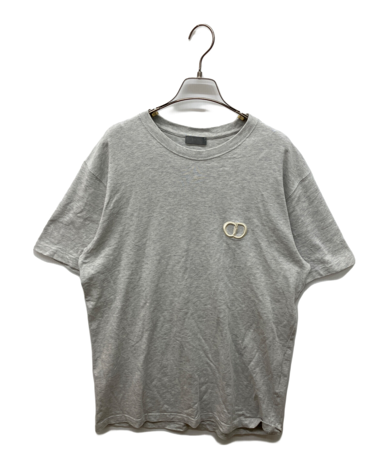 中古・古着通販】DIOR (ディオール) CDアイコンロゴTシャツ グレー