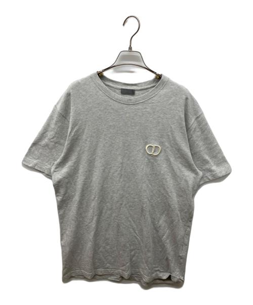 d*2様 Dior Tシャツ グレー パイル地ロゴ 中古・古着通販】DIOR (ディオール) CDアイコンロゴTシャツ グレー