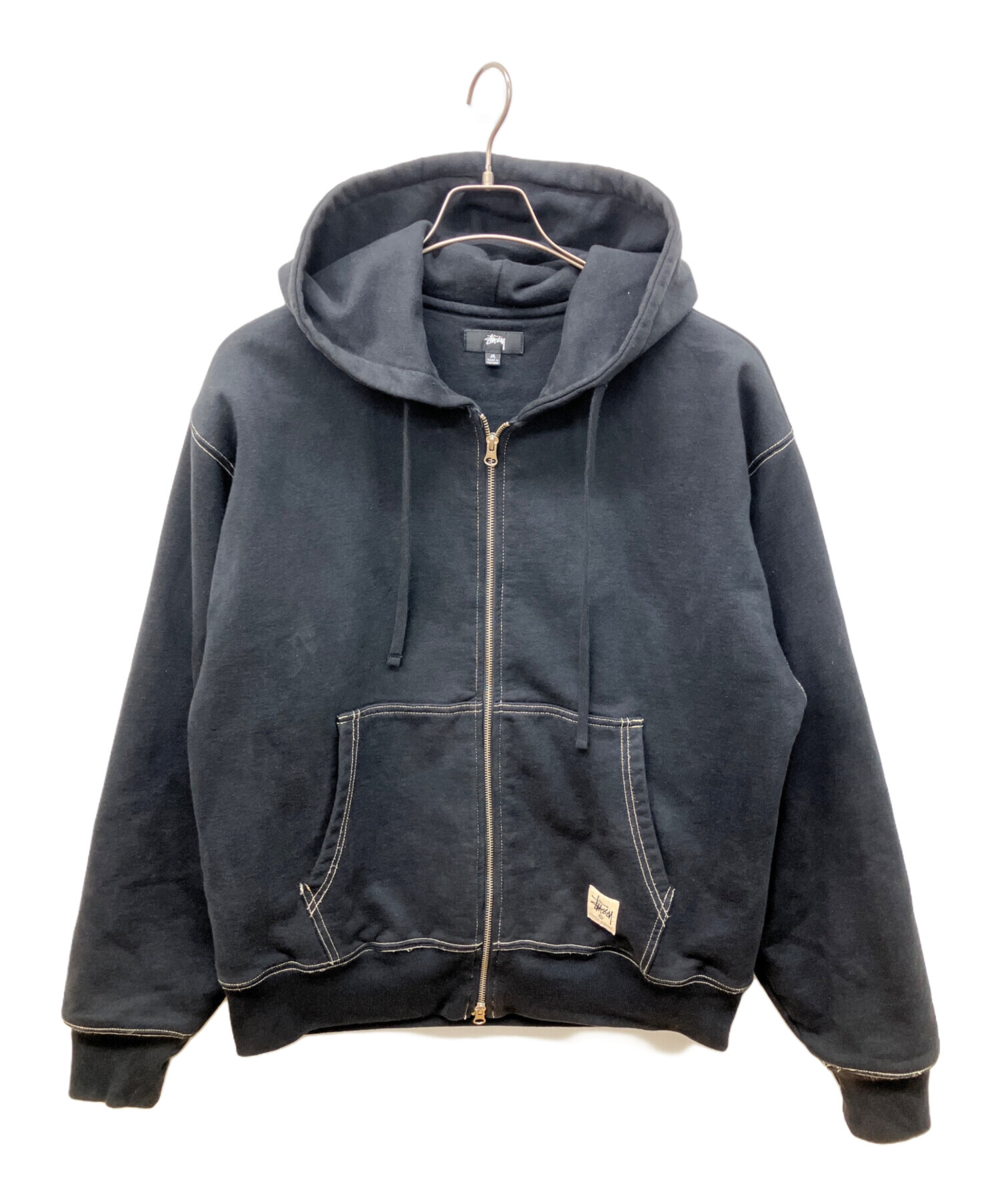 中古・古着通販】stussy (ステューシー) Double Face Label Full Zip