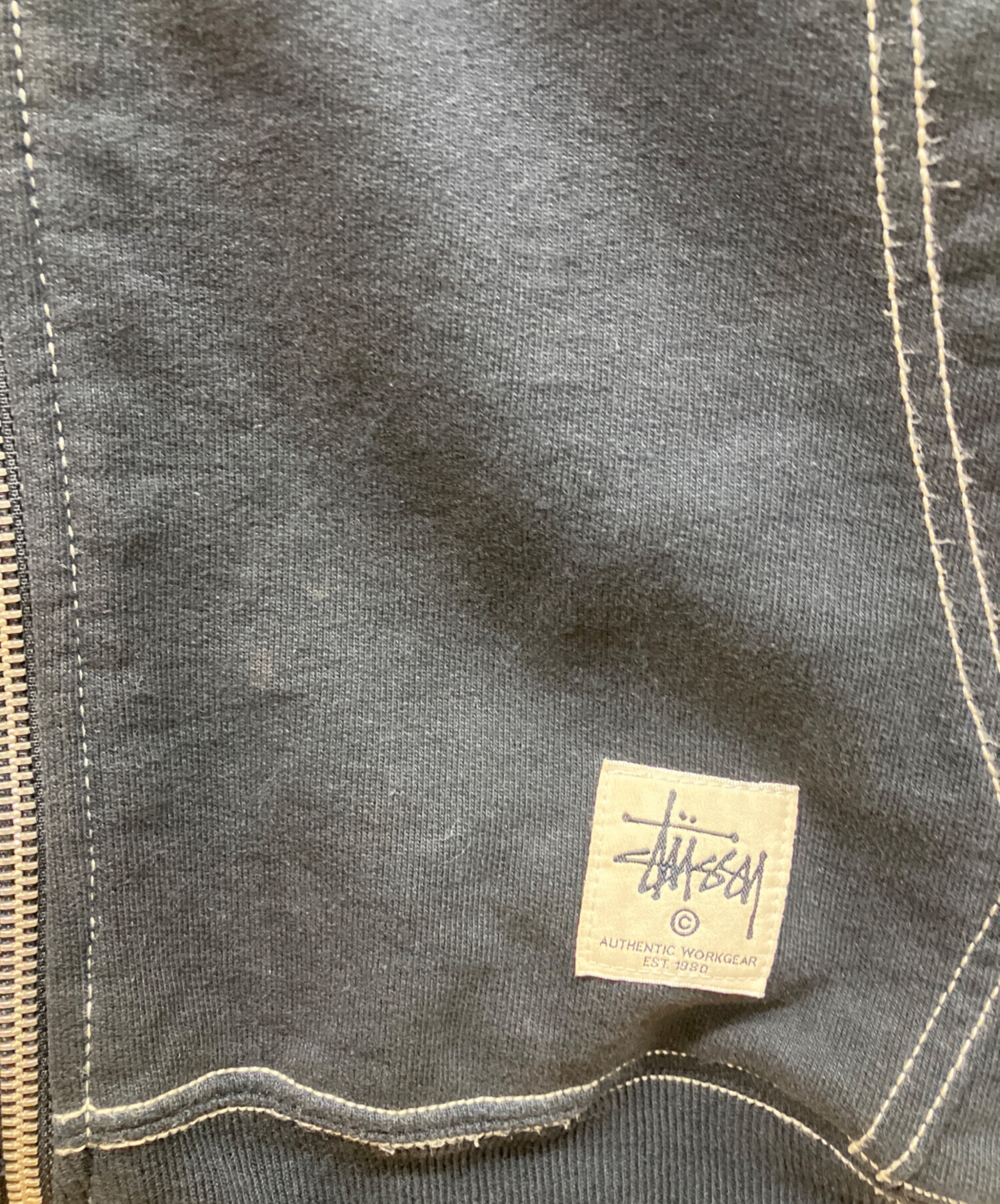 中古・古着通販】stussy (ステューシー) Double Face Label Full Zip