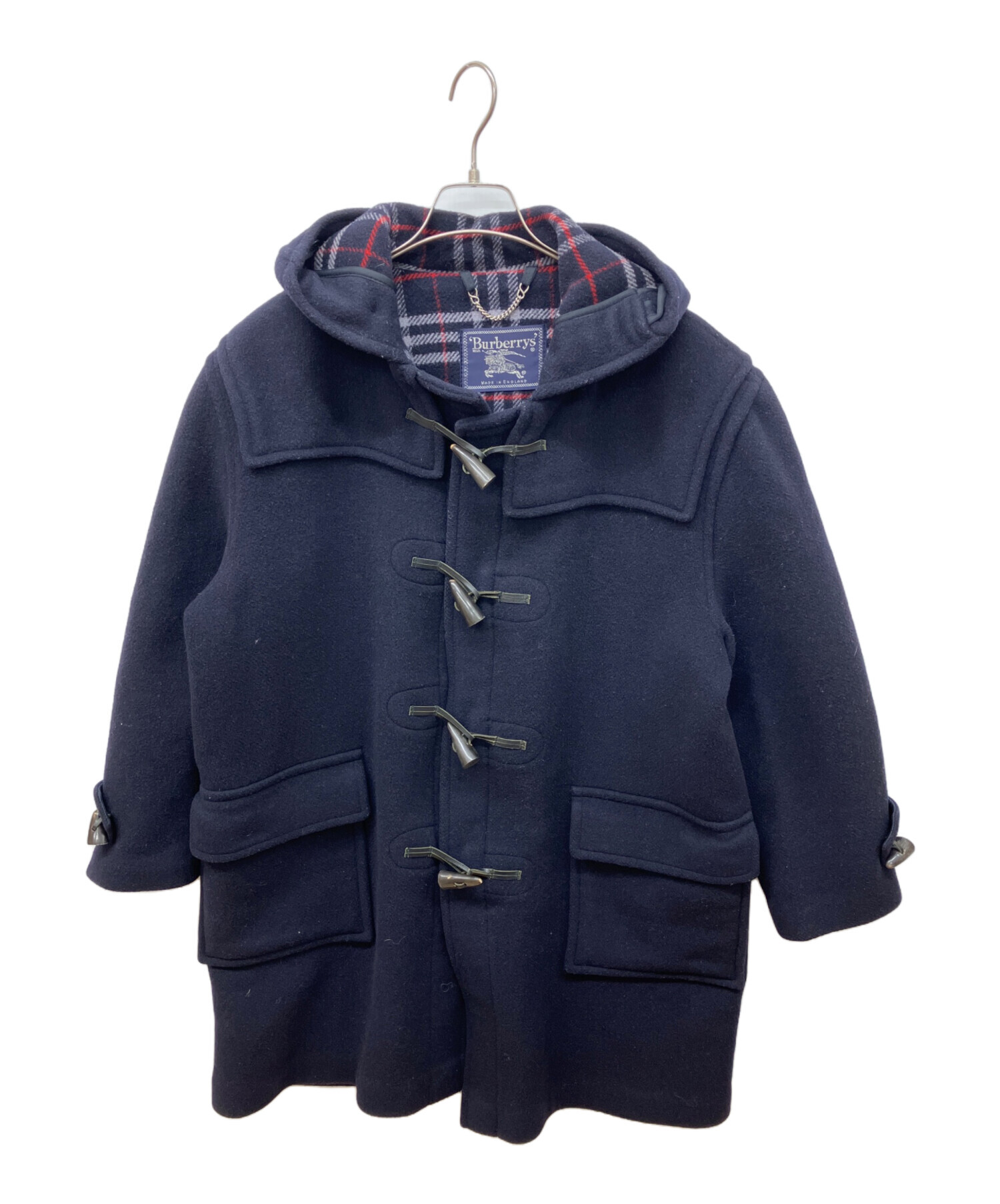 新品同様 バーバリーズ ダッフルコート ネイビー タグ付き 中古・古着通販】Burberry's (バーバリーズ) ダッフルコート ネイビー