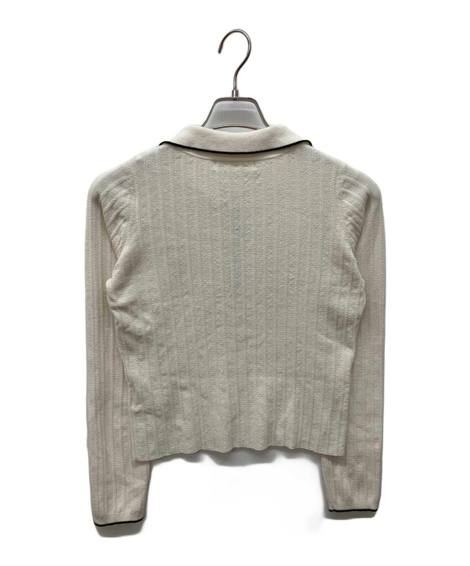 中古・古着通販】Her lip to (ハーリップトゥ) Pique Polo Knit Top