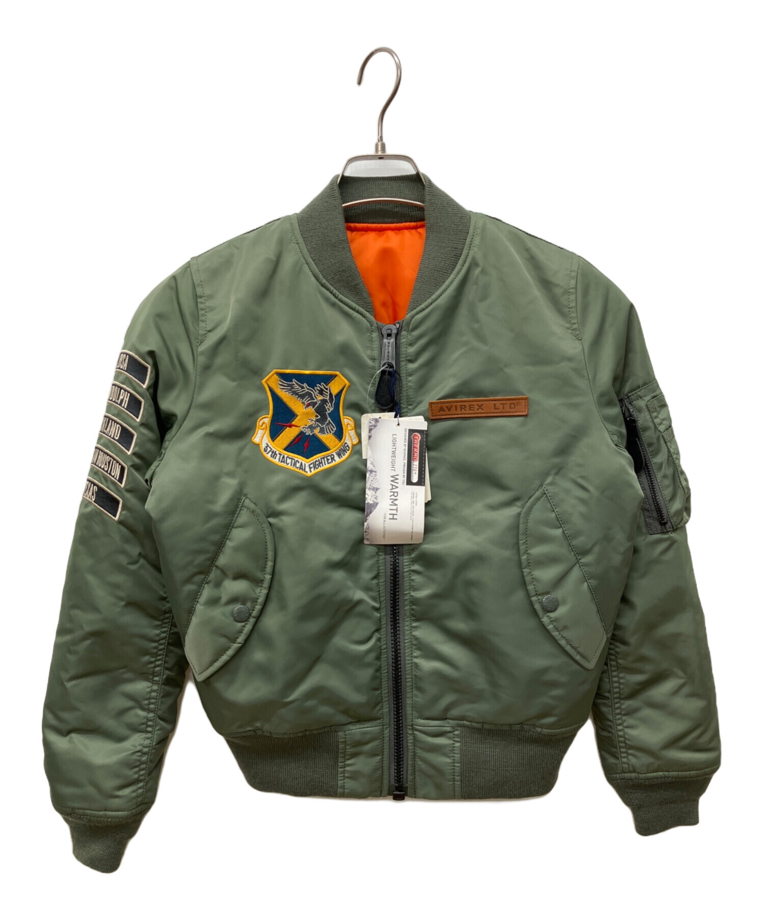 な*屋様 AVIREX リバーシブル MA-1 (古着)USA L size 中古・古着通販】AVIREX (アヴィレックス) リバーシブルMA-1フライト