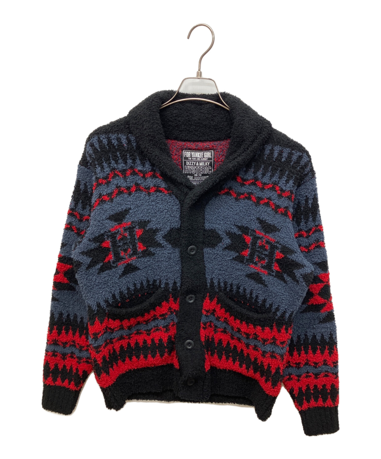 美品　ヒステリックグラマー　ヒスガール　SeeNoEvil カーディガン 中古・古着通販】Hysteric Glamour (ヒステリックグラマー) SEE NO