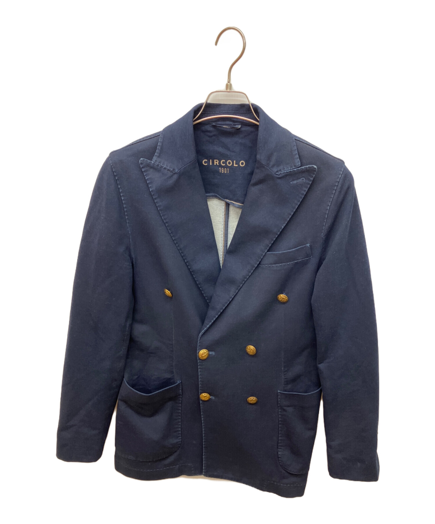 【中古】CIRCOLO（チルコロ）ジャケット（ブルー） 中古・古着通販】CIRCOLO 1901 (チルコロ1901) ジャージーダブル