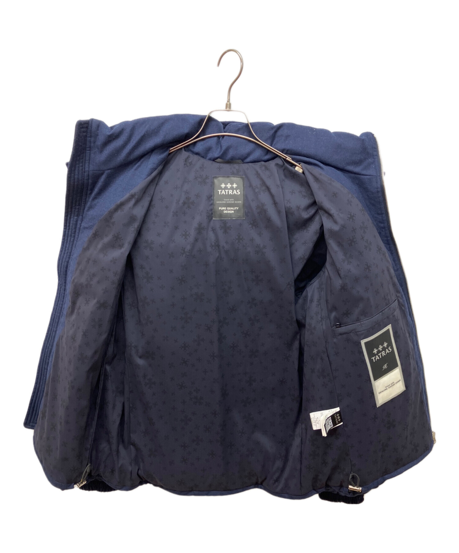 タトラス　ナイロン　ジャケット　ネイビー サイズ2 M 中古・古着通販】TATRAS (タトラス) DONATELLO ダウンジャケット
