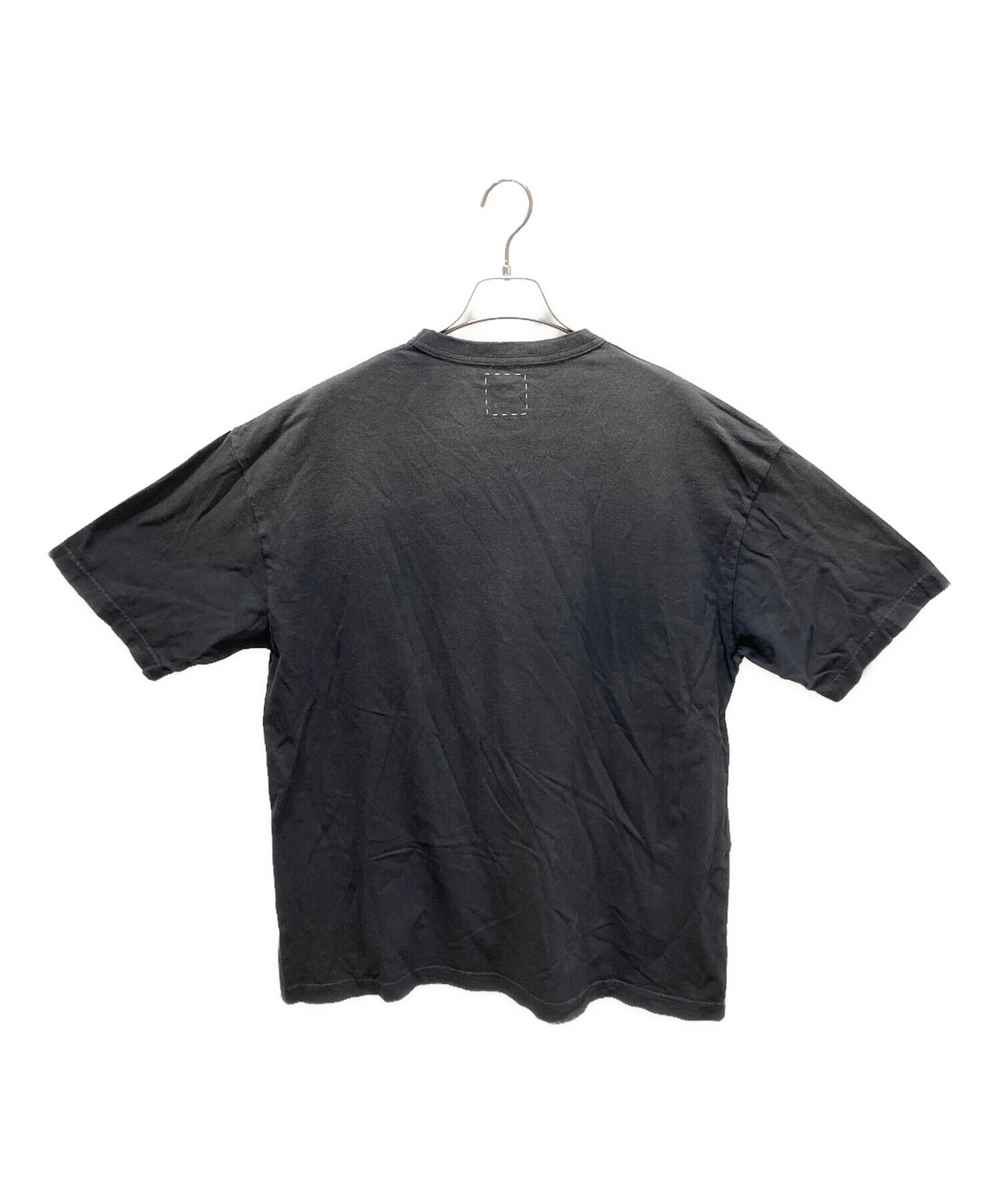 中古・古着通販】VISVIM (ビズビム) JUMBO TEE S/S V CRASH ブラック