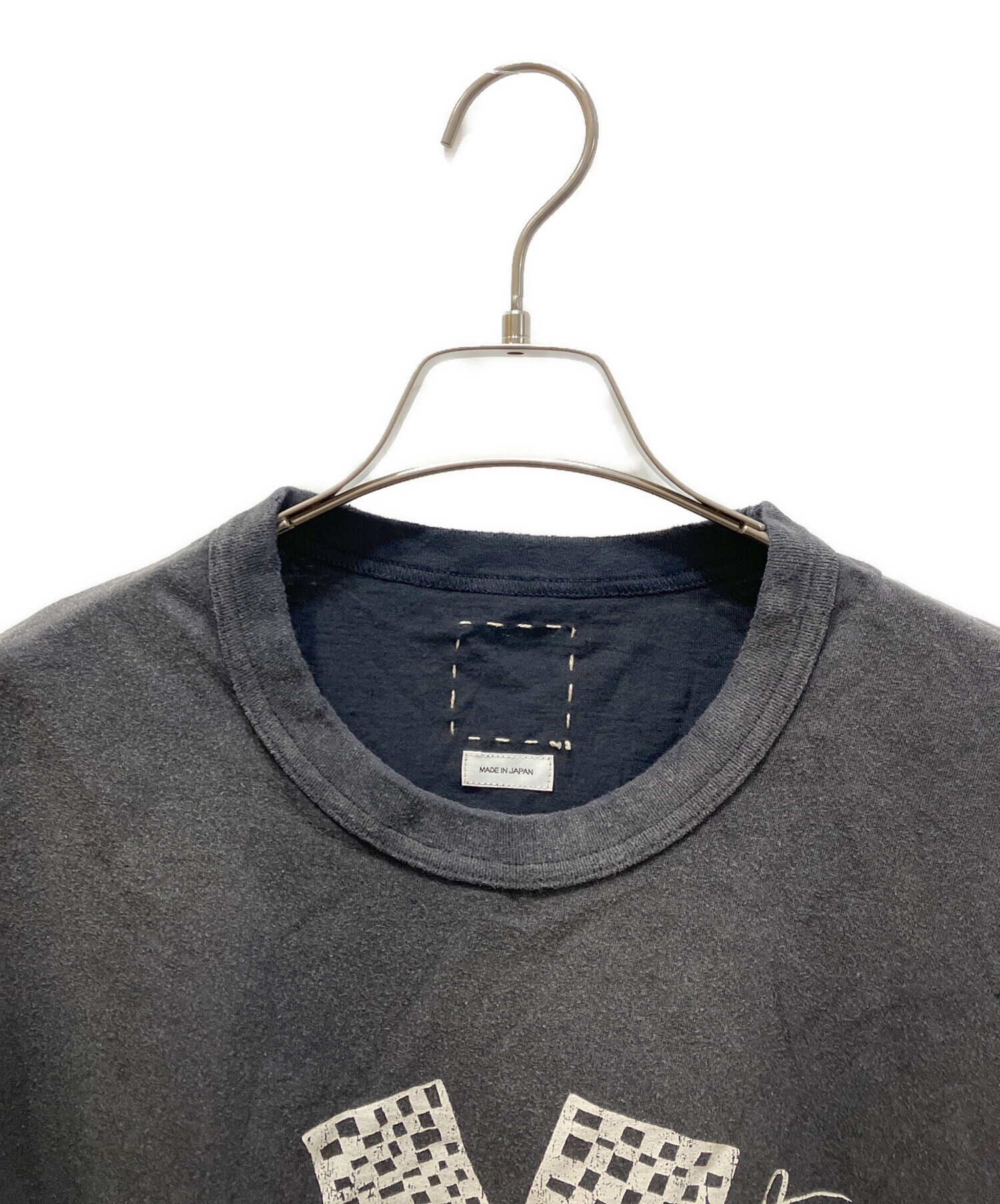 中古・古着通販】VISVIM (ビズビム) JUMBO TEE S/S V CRASH ブラック