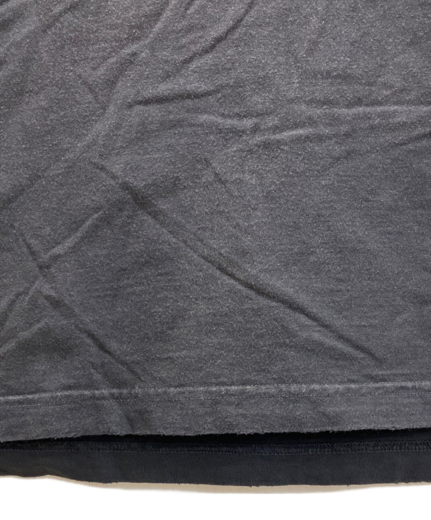 中古・古着通販】VISVIM (ビズビム) JUMBO TEE S/S V CRASH ブラック