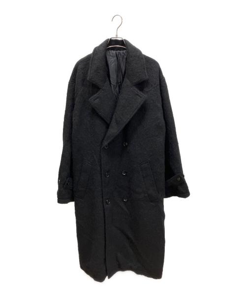 中古・古着通販】stussy (ステューシー) Mohair Trench Coat ブラック