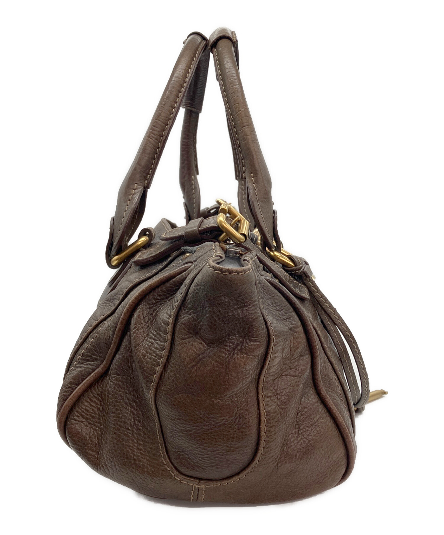 中古・古着通販】Chloe (クロエ) パディントン レザーハンドバッグ