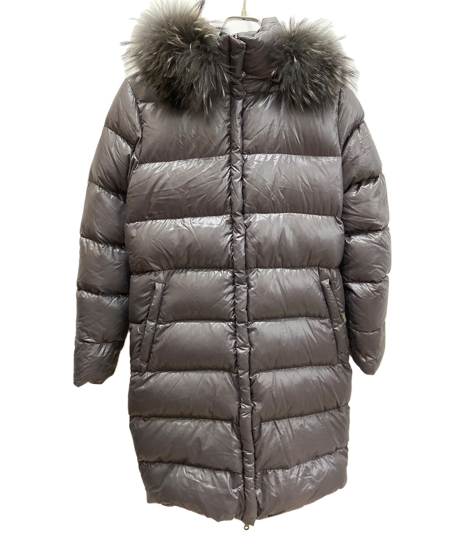 《美品》DUVETICA ダウンジャケット サイズ42 ブラウン 中古・古着通販】DUVETICA (デュベティカ) ファー付ダウンコート