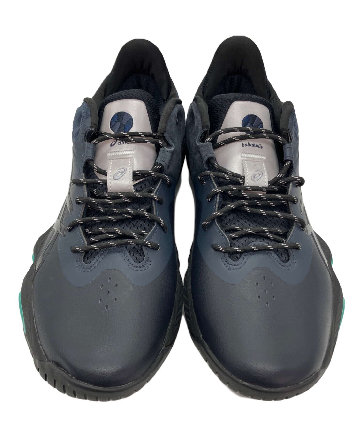 完売品 ボーラホリック アシックス ノヴァサージロー ネイビー 26cm 新品 ASICS × ballaholic NOVA SURGE LOW (midnight/aurora green