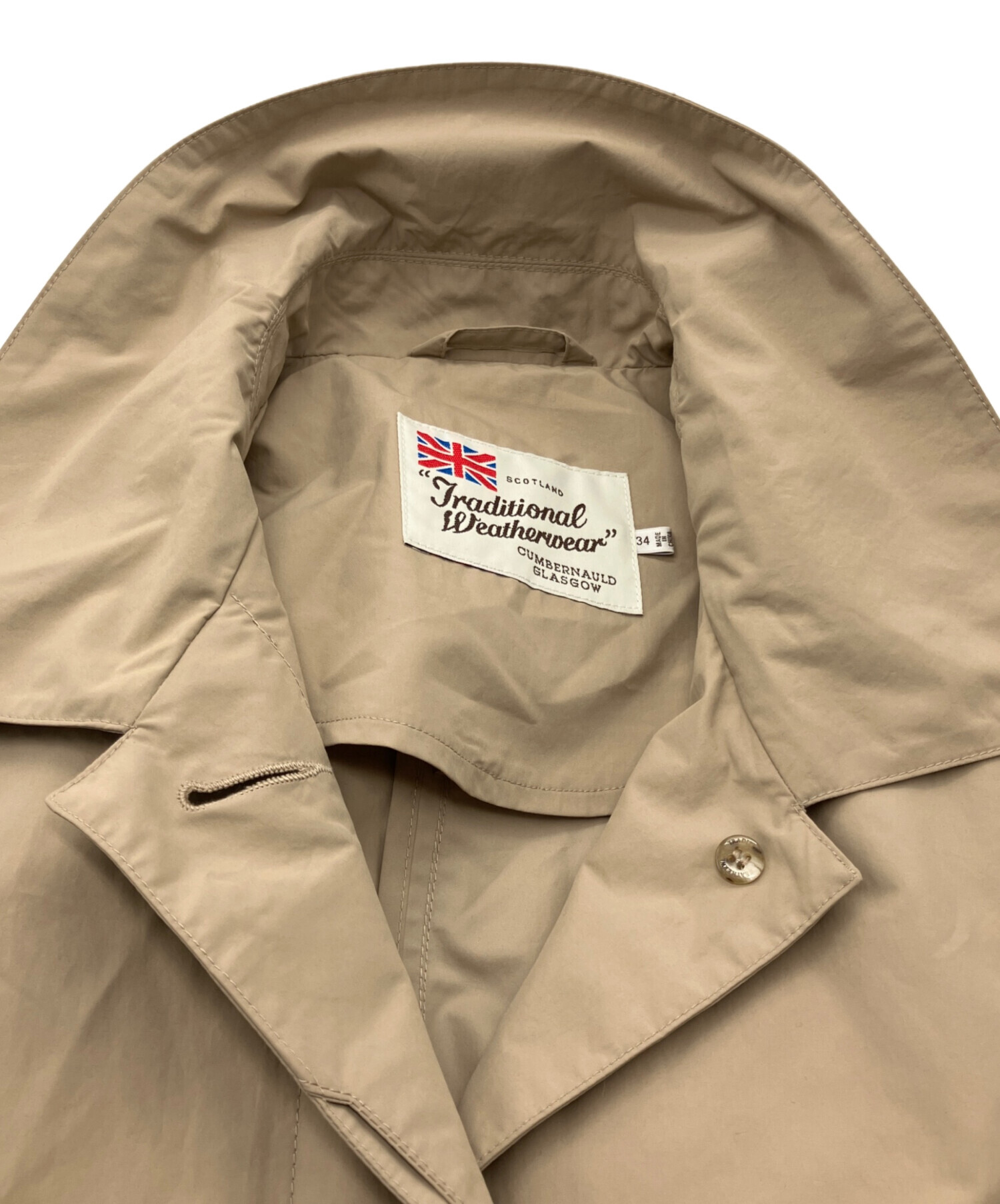 Traditional Weatherwear マールトン 34 ベージュ 中古・古着通販 