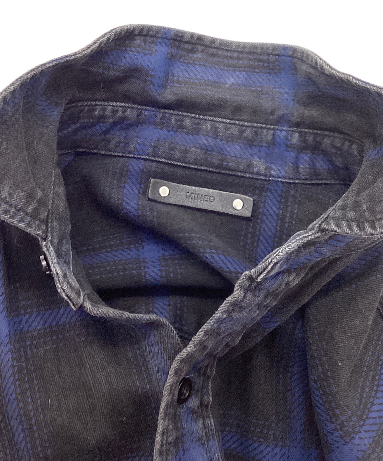 中古・古着通販】MINEDENIM (マインデニム) オンブレチェックシャツ