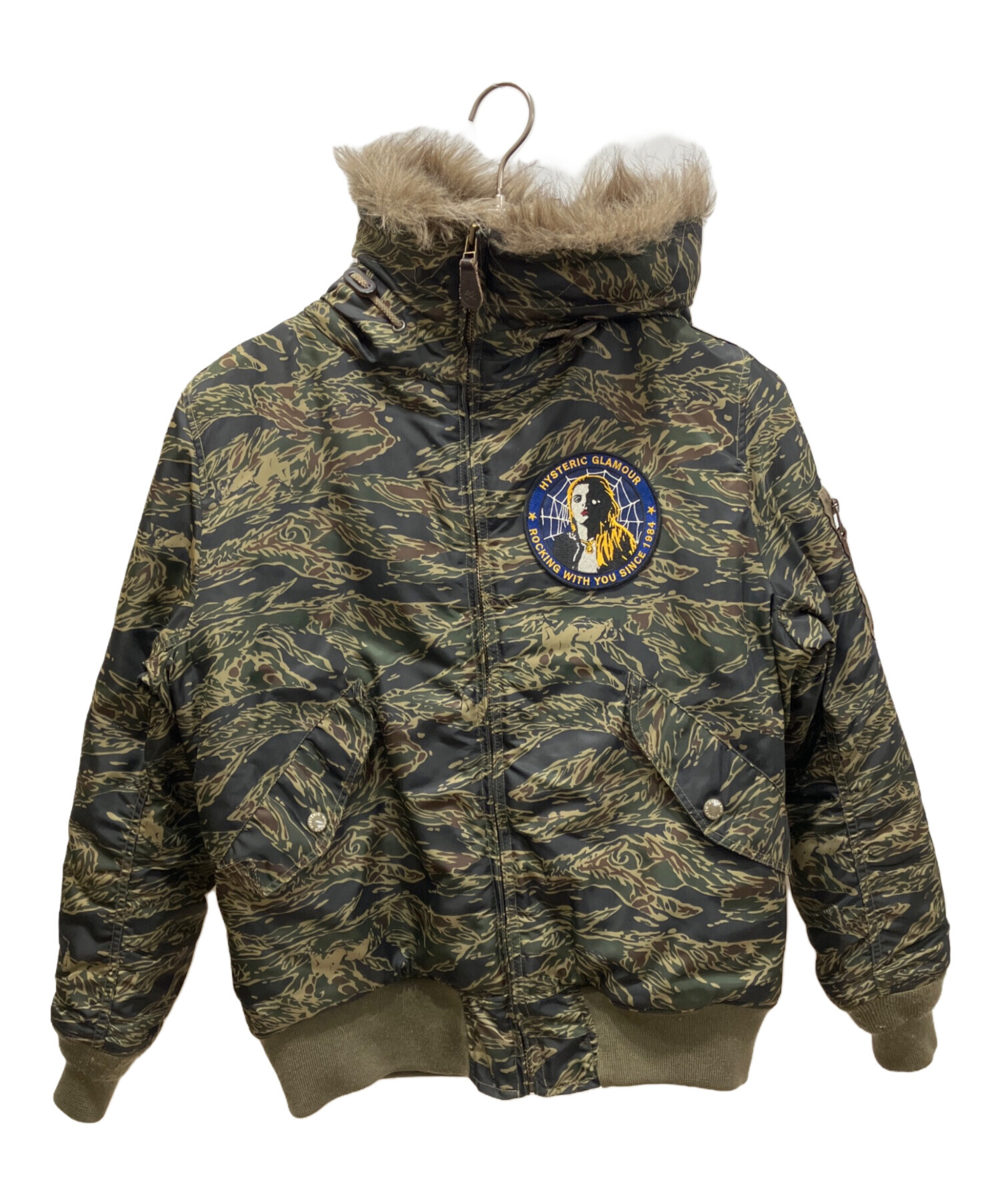 HYSTERIC GLAMOUR N-2B フライトジャケット　タイガーカモ　S 中古・古着通販】Hysteric Glamour (ヒステリックグラマー) TIGER