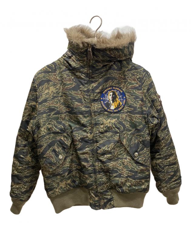 【良品】ヒステリックグラマー N-2B フライトジャケット　タイガーカモ 中古・古着通販】Hysteric Glamour (ヒステリックグラマー) TIGER