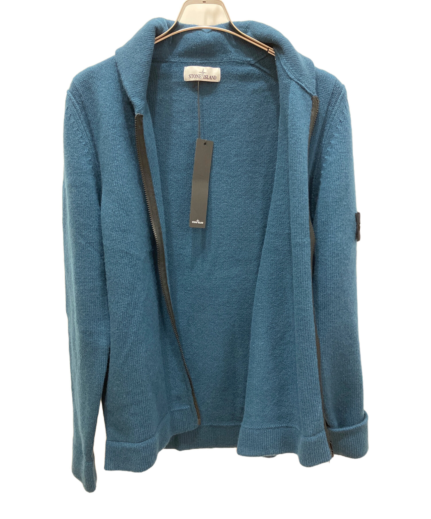 中古・古着通販】STONE ISLAND (ストーンアイランド) 18AW KNITTED ZIP