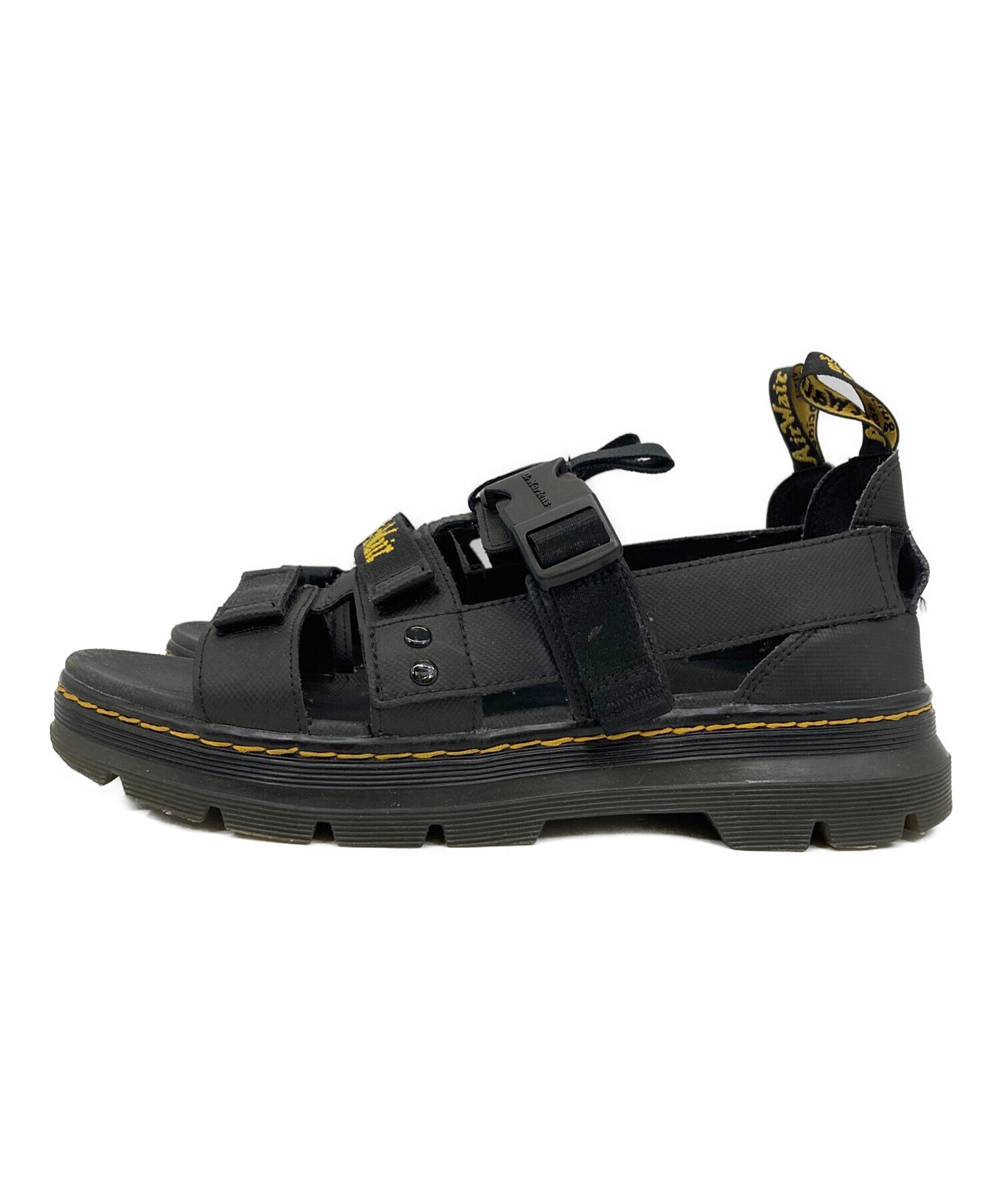 Dr. Martens ブラック ストラップサンダル　未使用に近い 中古・古着通販】Dr.Martens (ドクターマーチン) ストラップサンダル