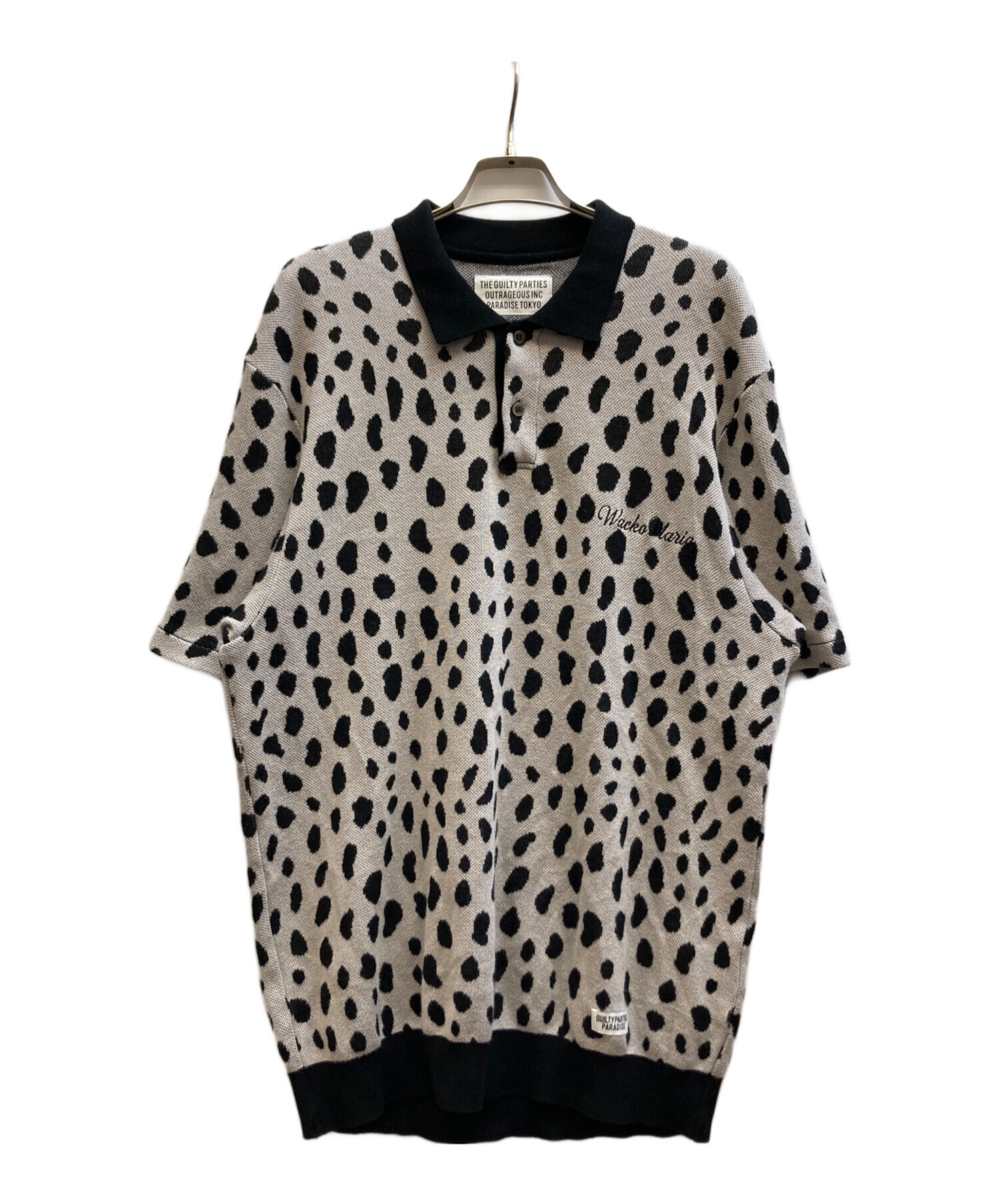 中古・古着通販】WACKO MARIA (ワコマリア) 24SS LEOPARD KNIT POLO