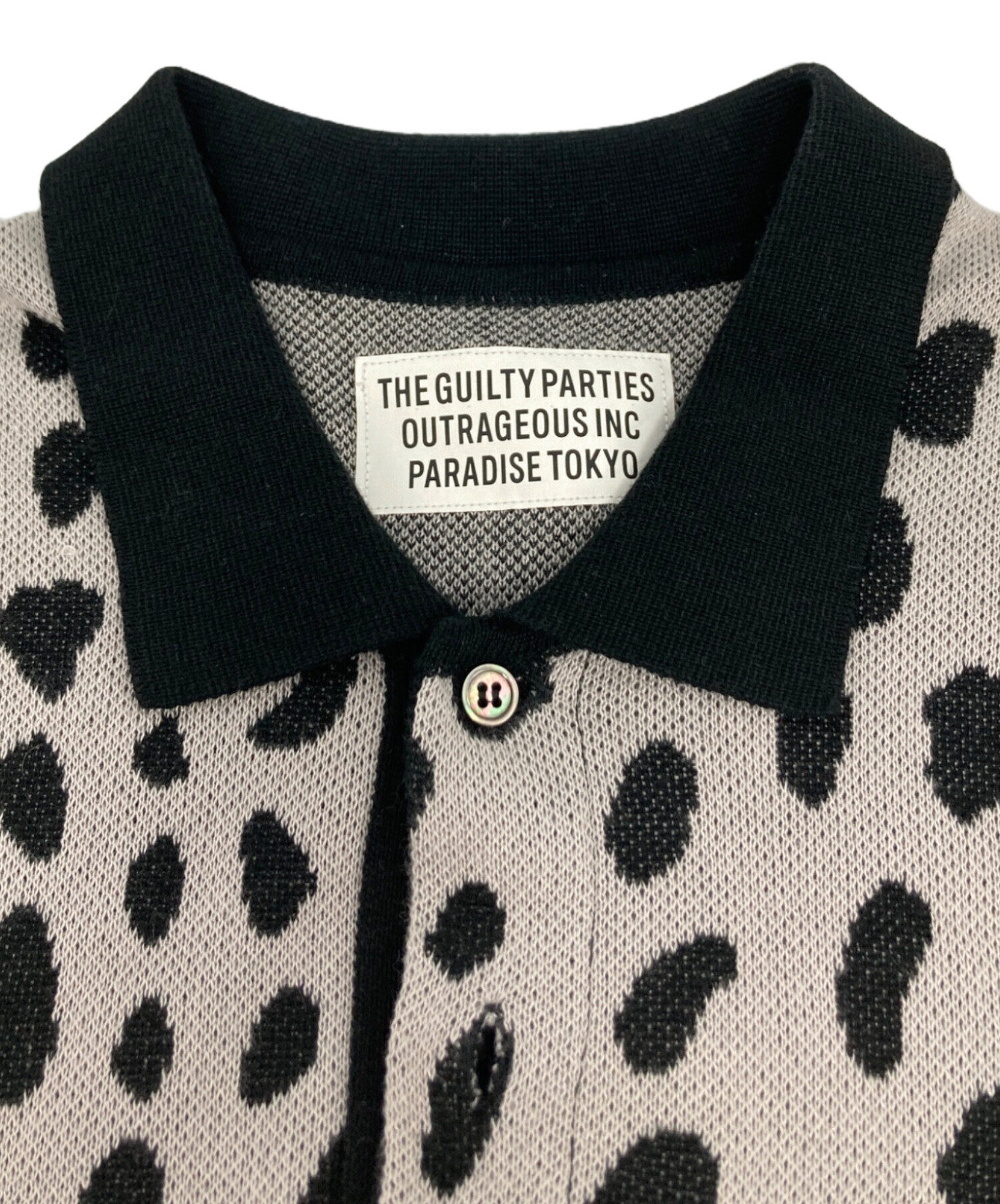 中古・古着通販】WACKO MARIA (ワコマリア) 24SS LEOPARD KNIT POLO