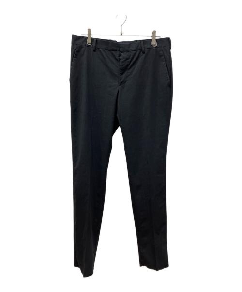 中古・古着通販】PRADA (プラダ) ウールスラックス ブラック サイズ:48