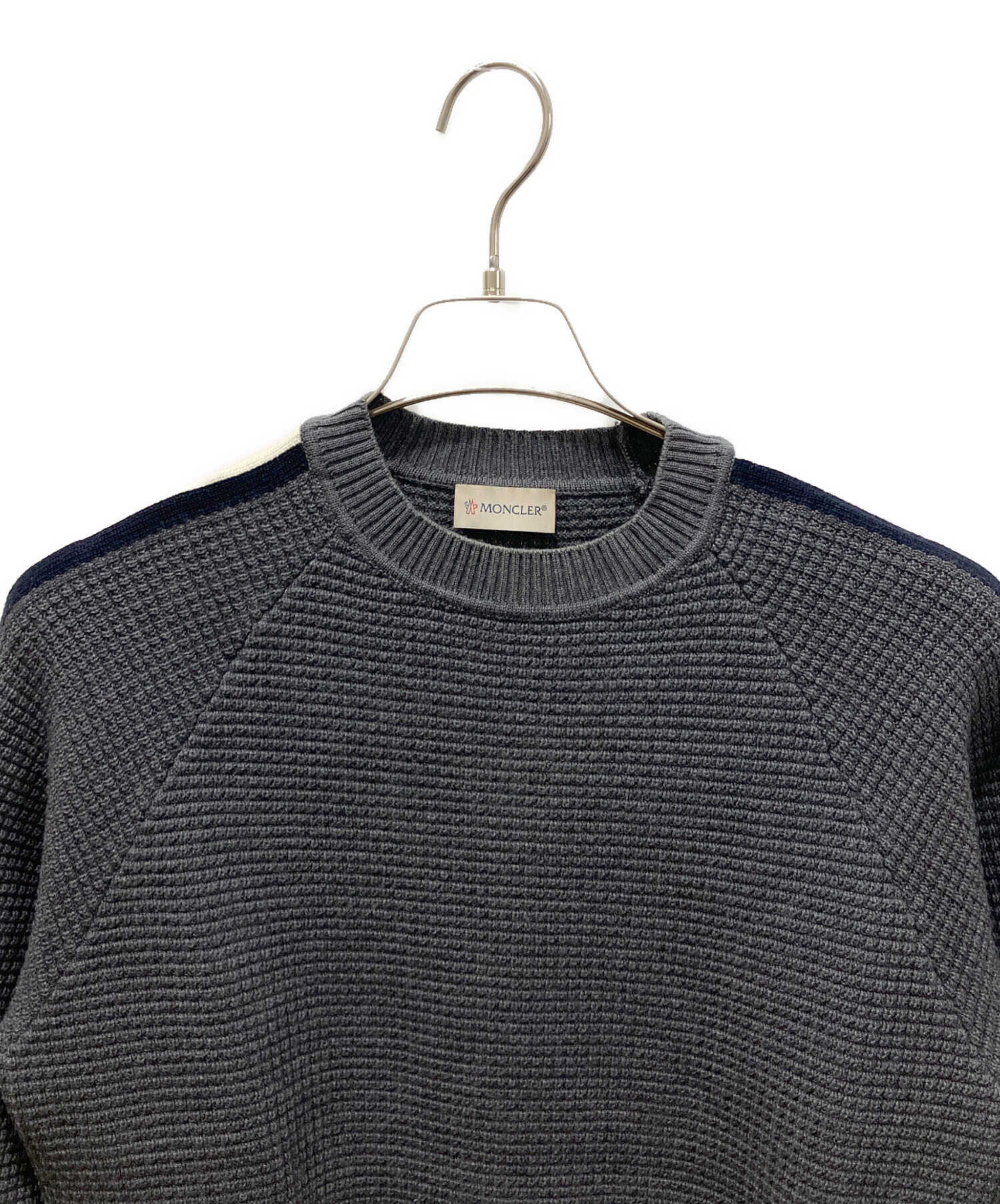 中古・古着通販】MONCLER (モンクレール) GIROCOLLO TRICOTニット