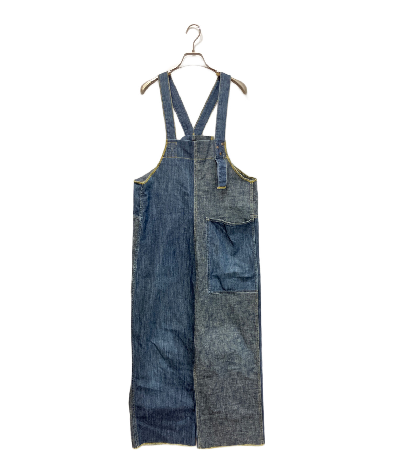Kapital キャピタル　オーバーオール 中古・古着通販】KAPITAL (キャピタル) 2TONE HAPPY オーバーオール