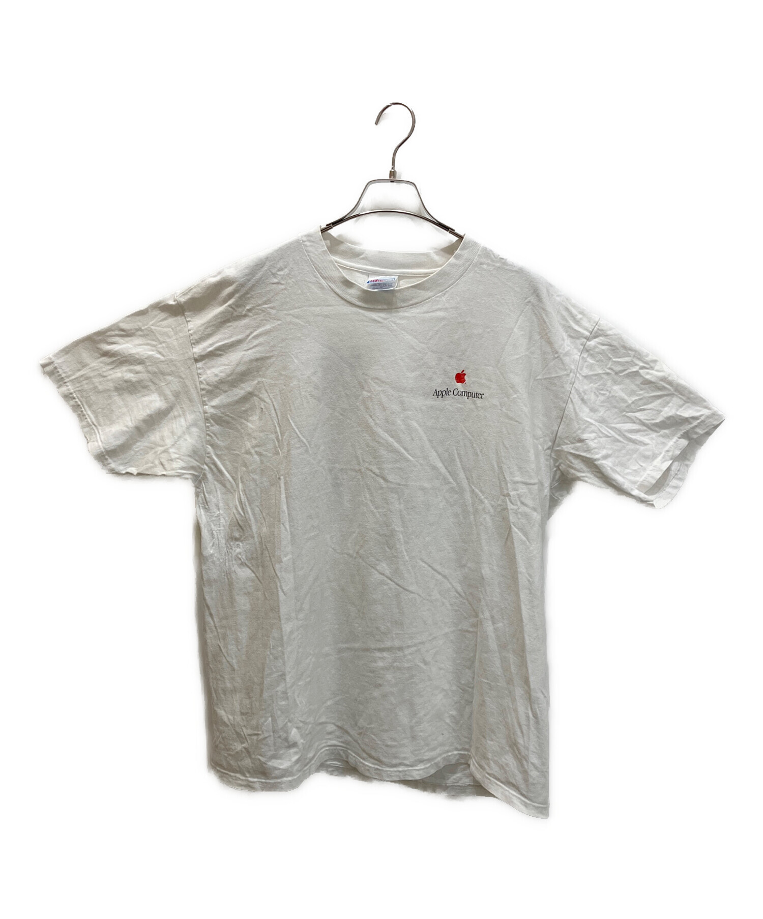 中古・古着通販】Hanes (ヘインズ) 90S 企業ロゴTEE ホワイト サイズ