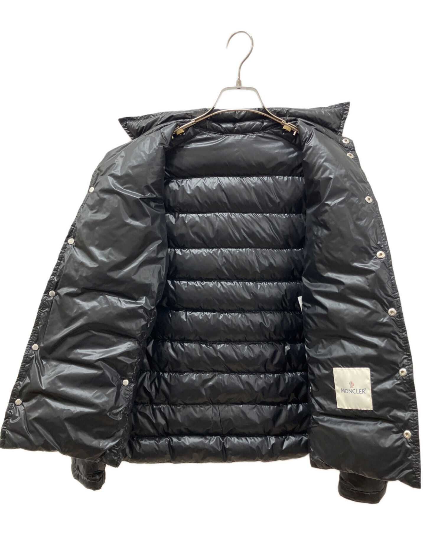 美品 MONCLER モンクレール GREGOIRE 襟ボア ジップアップ ミリタリー 