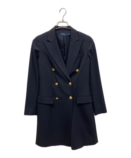値下美品 ラルフローレン 紺ブレ 金ボタン ダブルブレスト テーラードジャケット ラルフローレン 紺ブレ ネイビー 金ボタン ダブル テーラードジャケット
