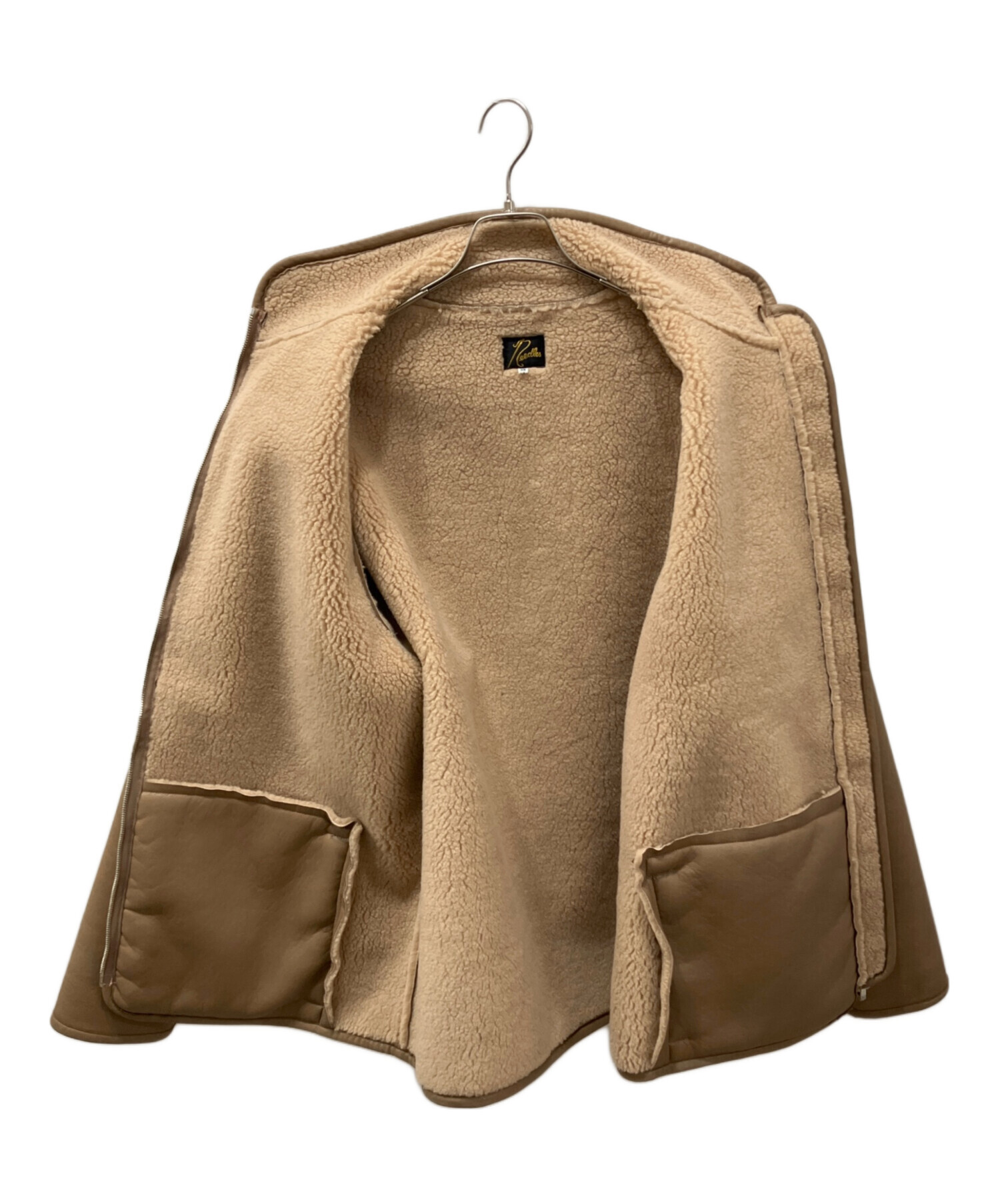 中古・古着通販】Needles (ニードルズ) Lined Boa Jacket ブラウン