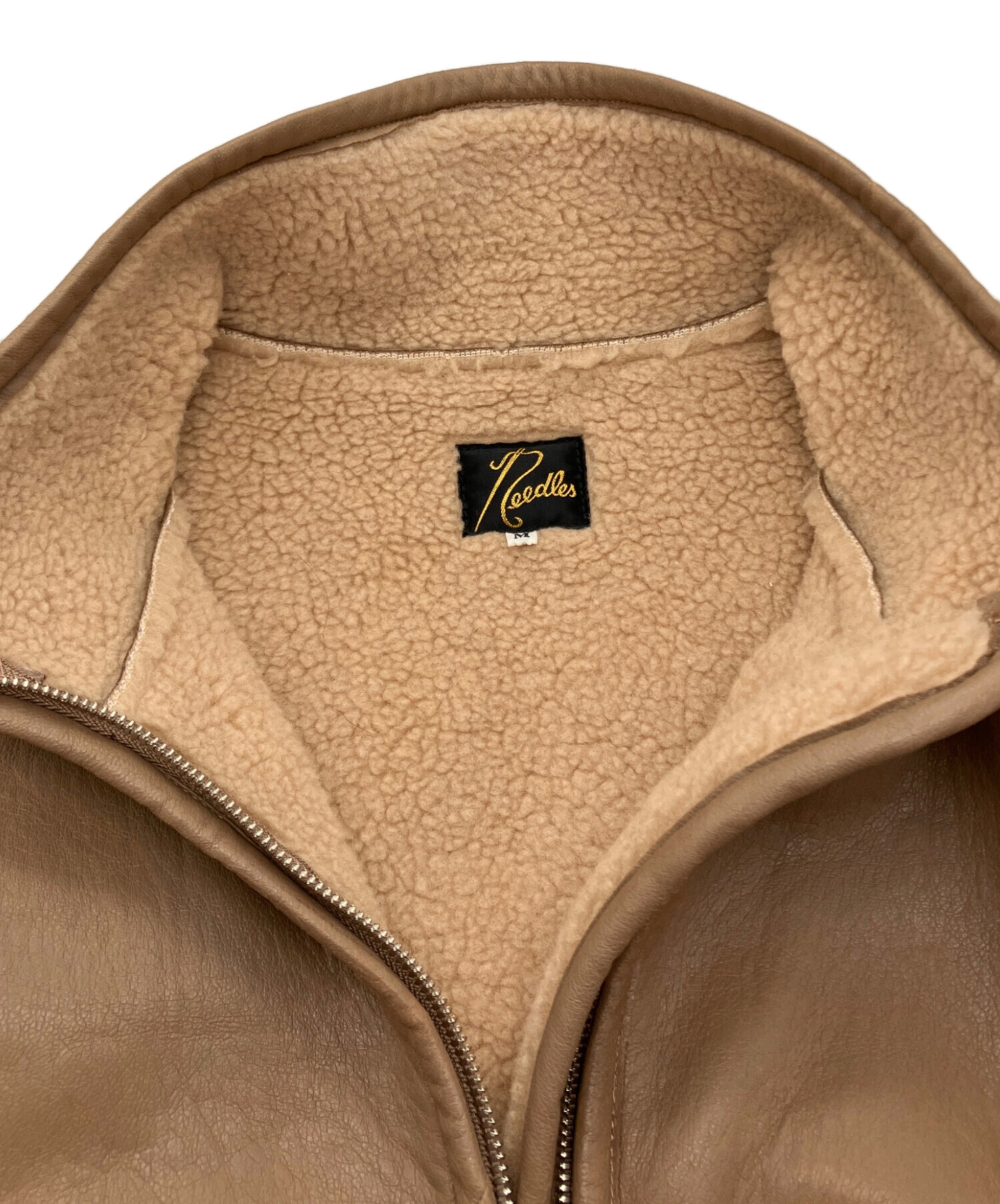 中古・古着通販】Needles (ニードルズ) Lined Boa Jacket ブラウン