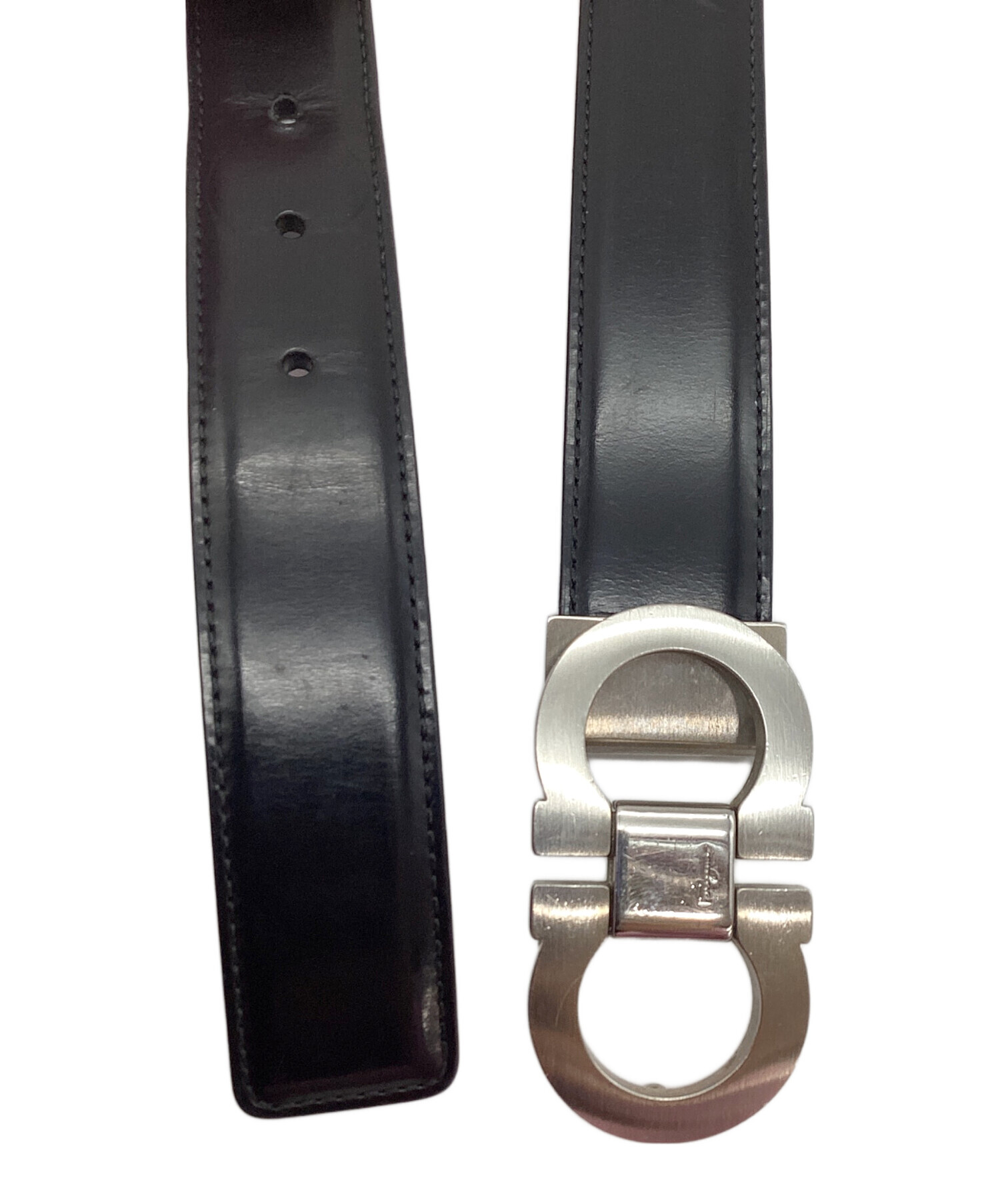 中古・古着通販】Ferragamo (フェラガモ) ダブルガンチーニ レザー